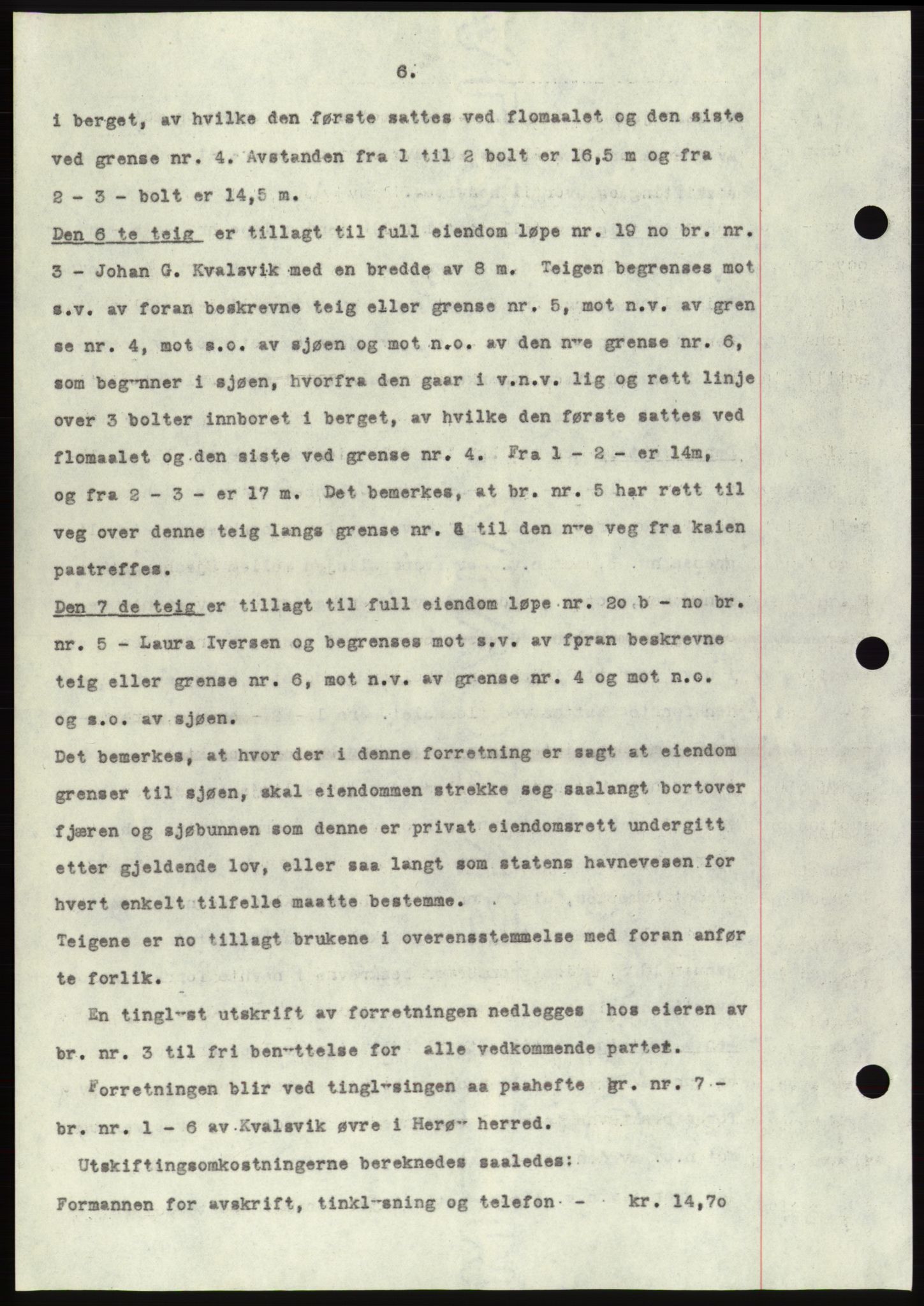 Søre Sunnmøre sorenskriveri, AV/SAT-A-4122/1/2/2C/L0077: Mortgage book no. 3A, 1945-1946, Diary no: : 769/1945