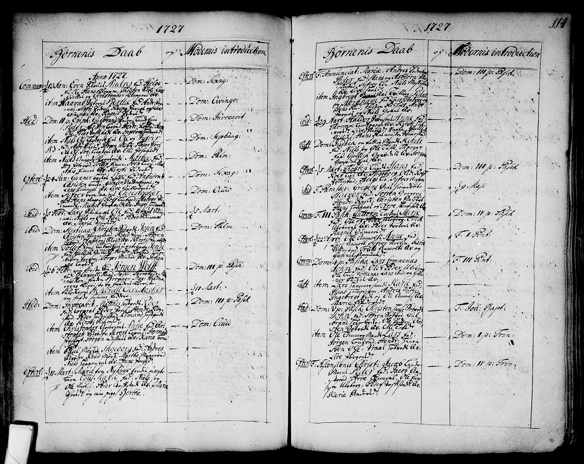 Sandsvær kirkebøker, AV/SAKO-A-244/F/Fa/L0002a: Parish register (official) no. I 2, 1725-1809, p. 114