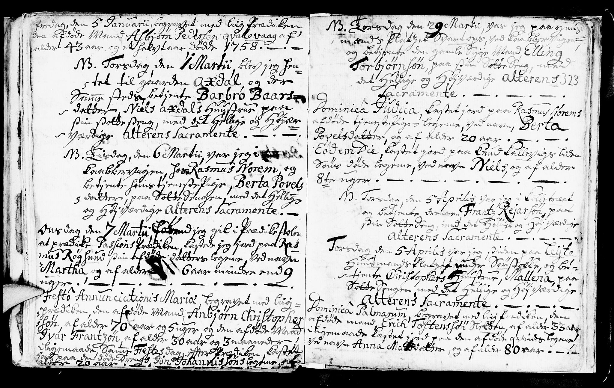 Avaldsnes sokneprestkontor, AV/SAST-A -101851/H/Ha/Haa/L0001: Parish register (official) no. A 1, 1711-1764, p. 323