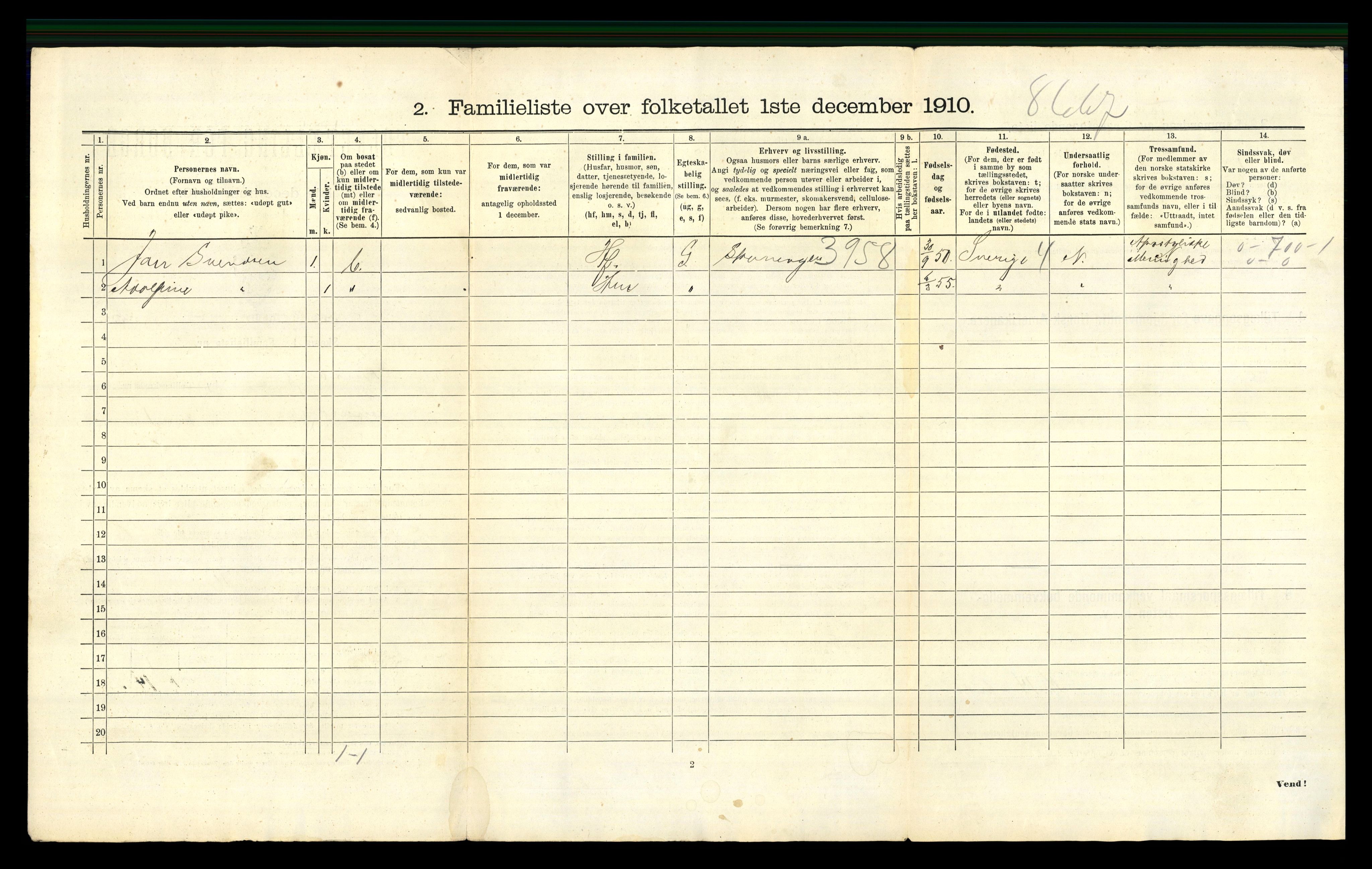 RA, 1910 census for Tønsberg, 1910, p. 5520