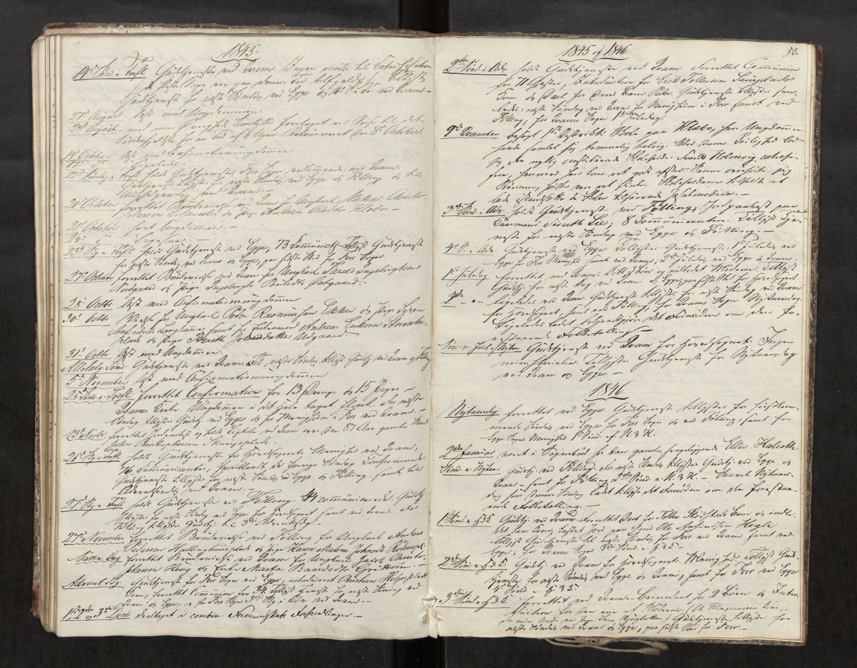 Stod sokneprestkontor, SAT/A-1164/2/I/I1/I1d/L0001: Curate's parish register no. 1, 1827-1849, p. 50