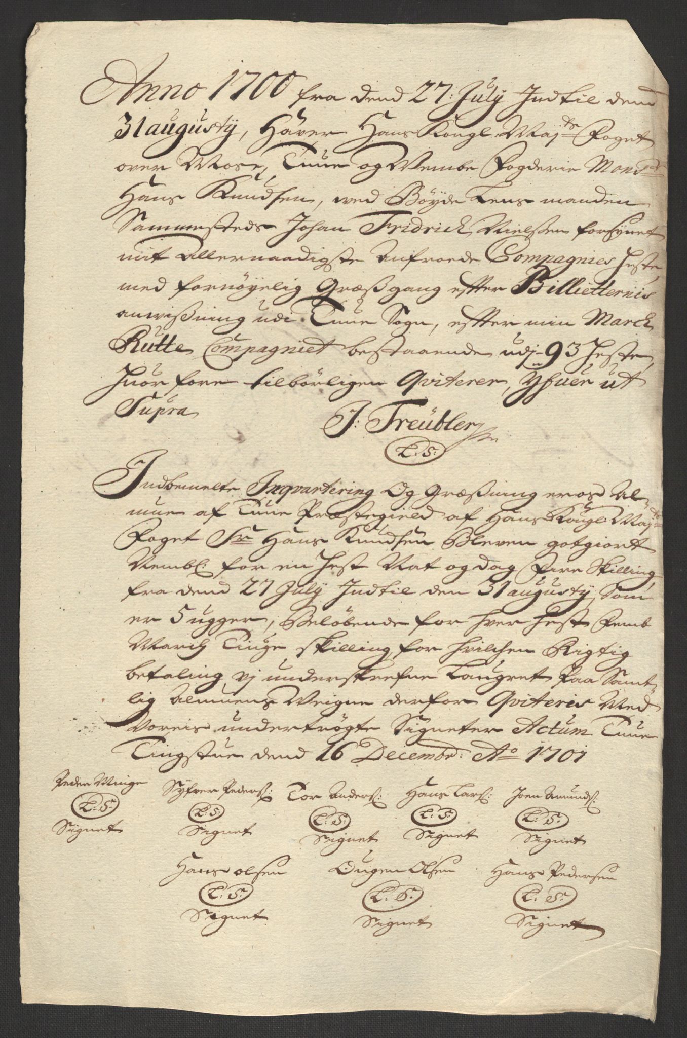 Rentekammeret inntil 1814, Reviderte regnskaper, Fogderegnskap, AV/RA-EA-4092/R04/L0130: Fogderegnskap Moss, Onsøy, Tune, Veme og Åbygge, 1701, p. 263