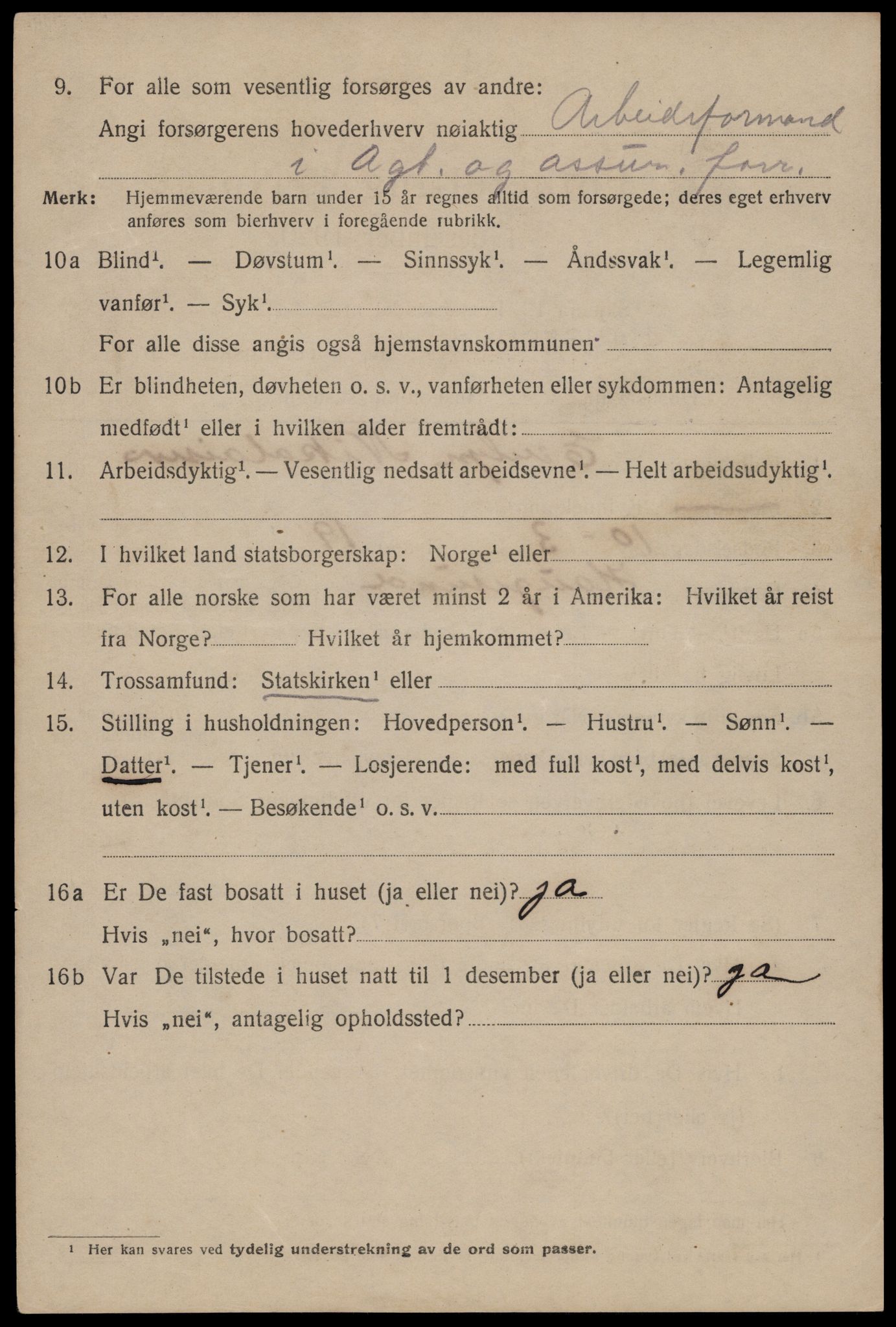 SAST, 1920 census for Haugesund, 1920, p. 12132