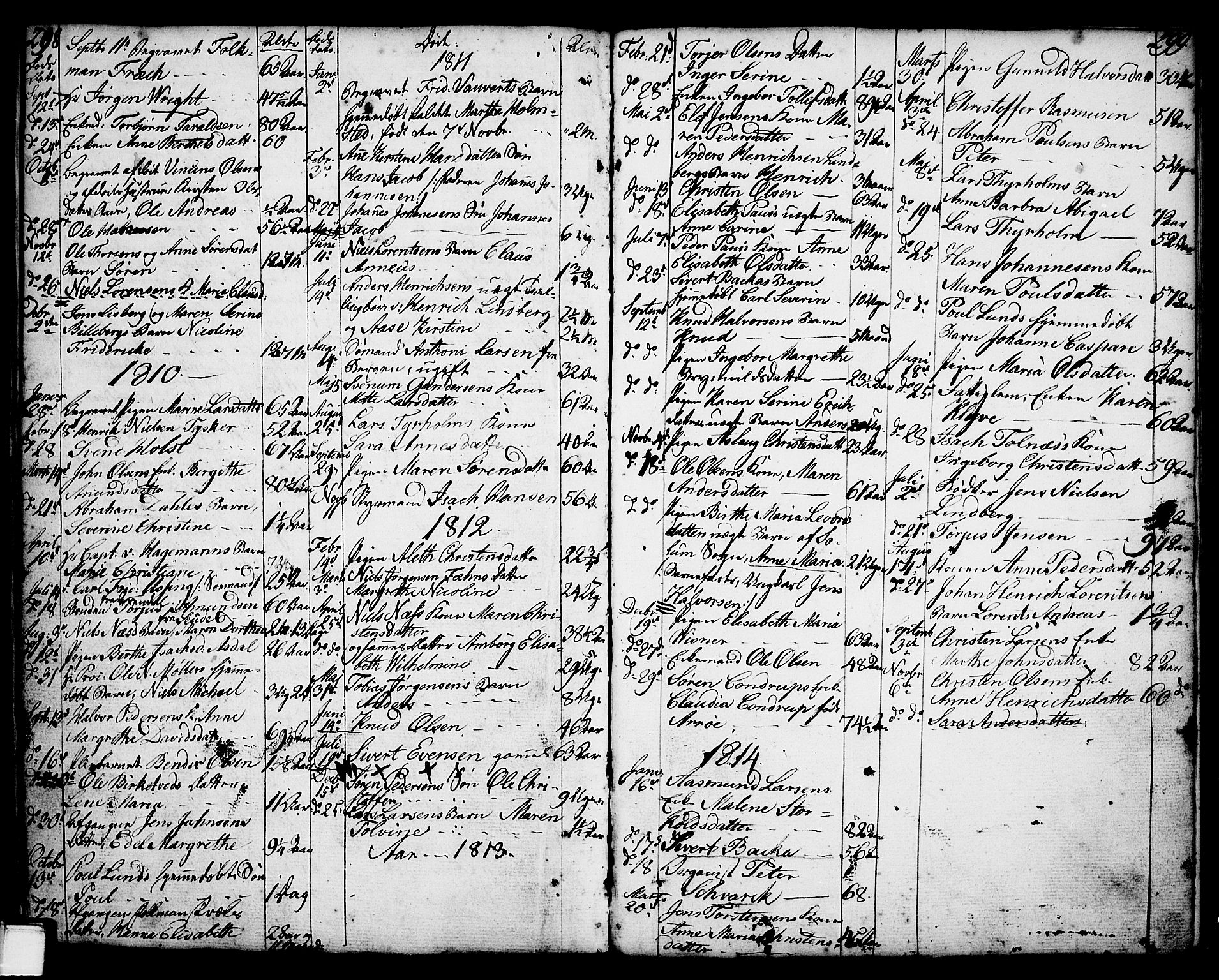 Porsgrunn kirkebøker , AV/SAKO-A-104/F/Fa/L0001: Parish register (official) no. 1, 1764-1814, p. 298-299