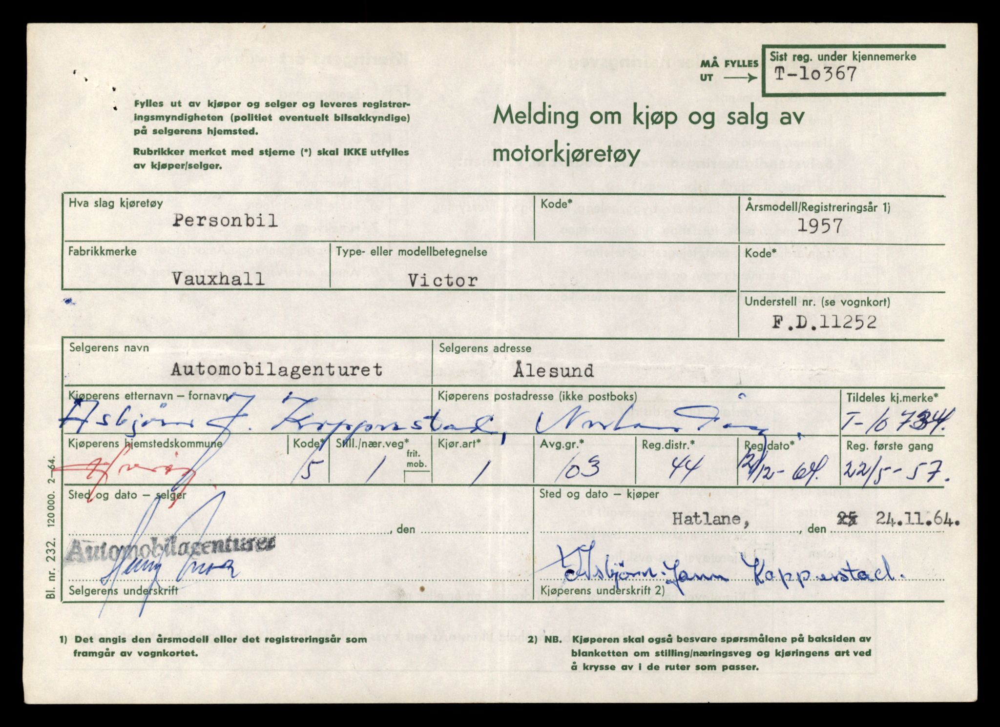 Møre og Romsdal vegkontor - Ålesund trafikkstasjon, AV/SAT-A-4099/F/Fe/L0023: Registreringskort for kjøretøy T 10695 - T 10809, 1927-1998, p. 1192