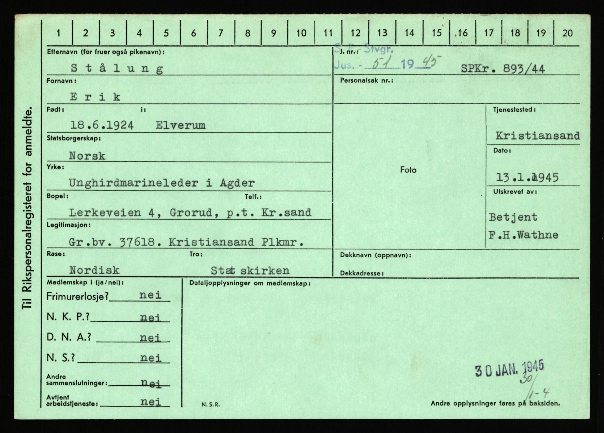 Statspolitiet - Hovedkontoret / Osloavdelingen, AV/RA-S-1329/C/Ca/L0014: Seterlien - Svartås, 1943-1945, p. 2789