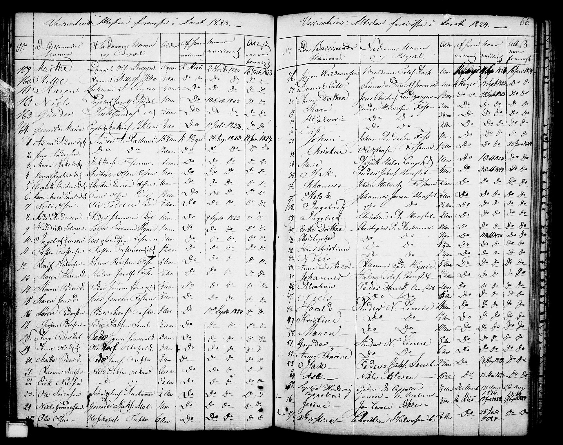 Gjerpen kirkebøker, SAKO/A-265/F/Fa/L0003: Parish register (official) no. I 3, 1796-1814, p. 66