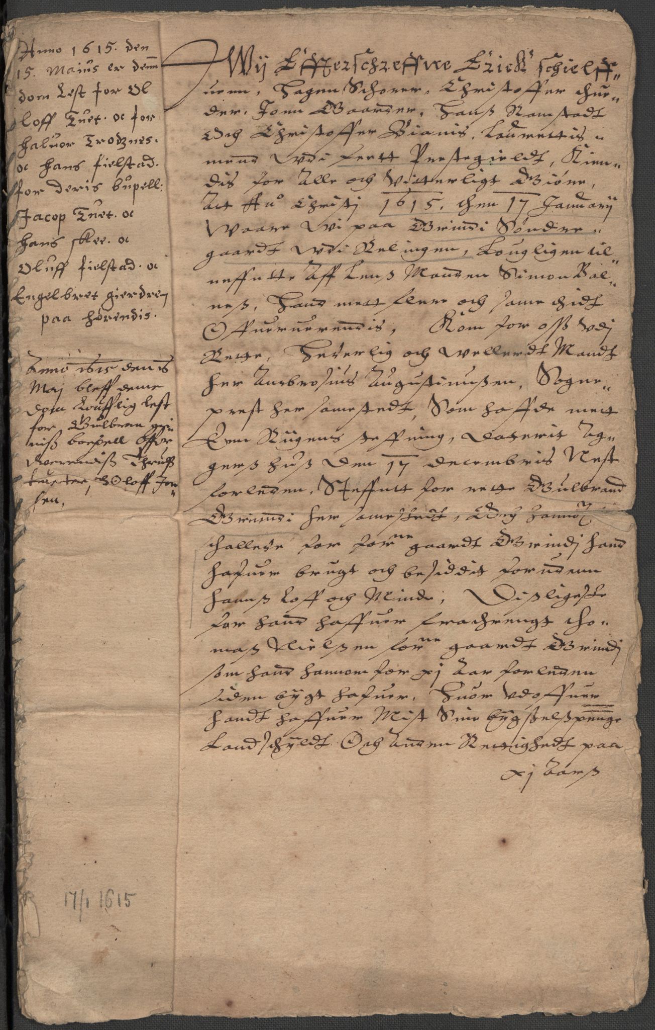 Riksarkivets diplomsamling, AV/RA-EA-5965/F15/L0008: Prestearkiv - Akershus, 1581-1619, p. 98