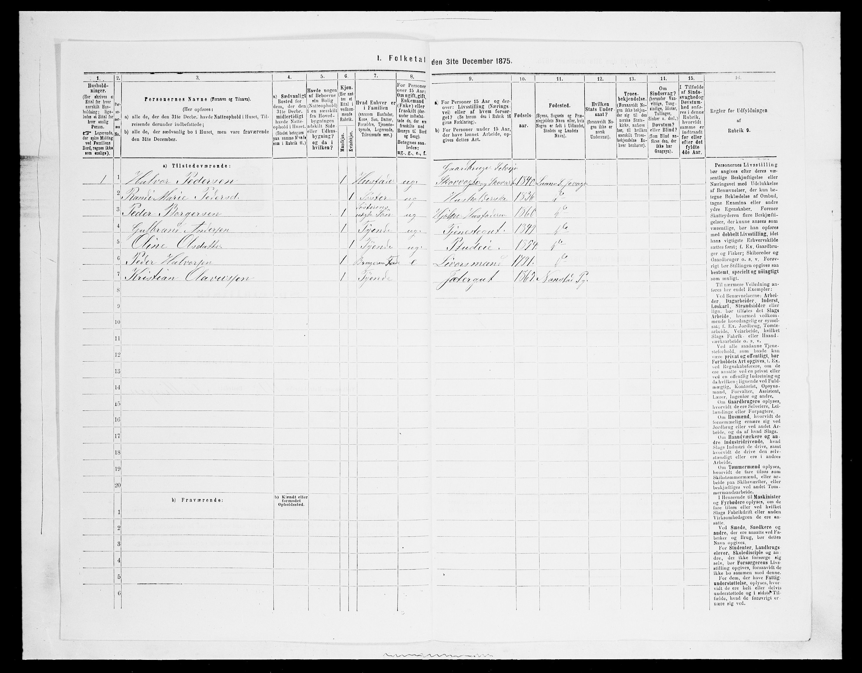 SAH, 1875 census for 0532P Jevnaker, 1875, p. 430