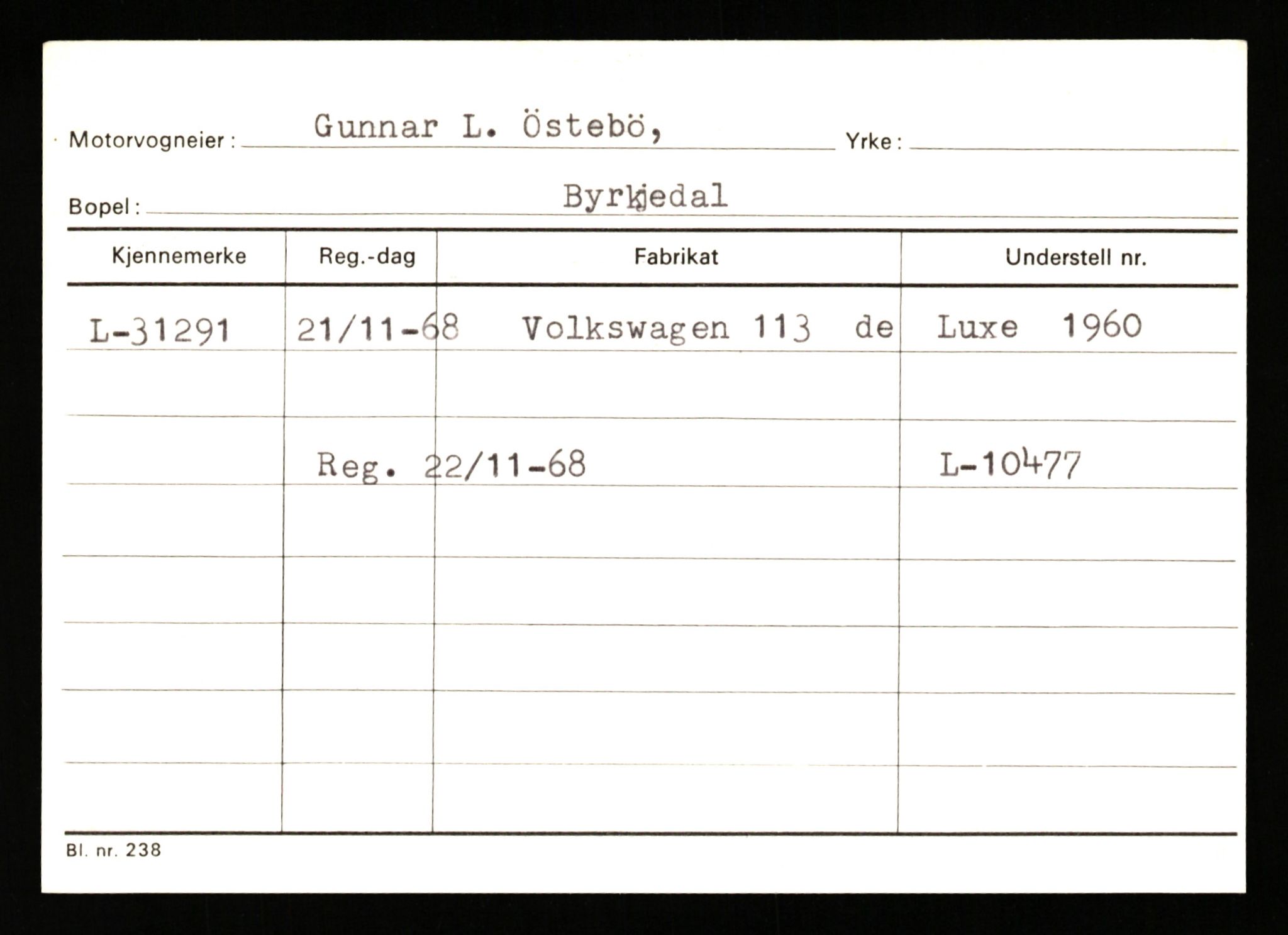 Stavanger trafikkstasjon, AV/SAST-A-101942/0/G/L0005: Registreringsnummer: 23000 - 34245, 1930-1971, p. 2531