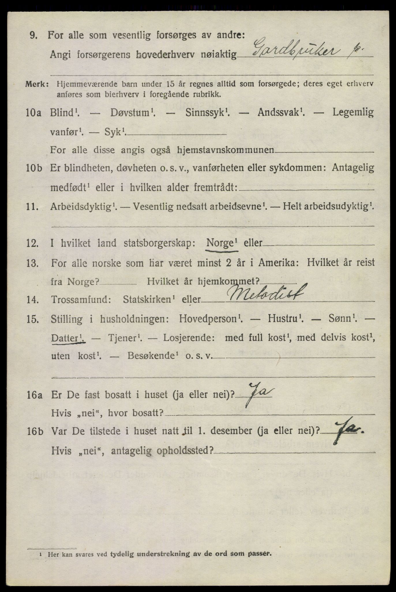 SAKO, 1920 census for Ytre Sandsvær, 1920, p. 3723