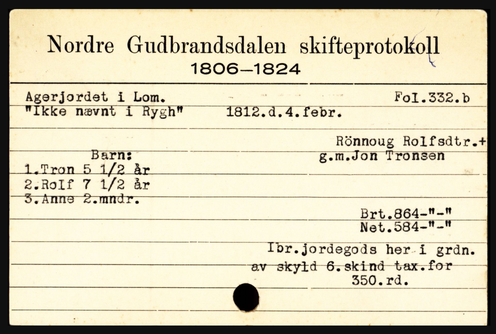 Nord-Gudbrandsdal tingrett, AV/SAH-TING-002/J, 1658-1900, p. 9