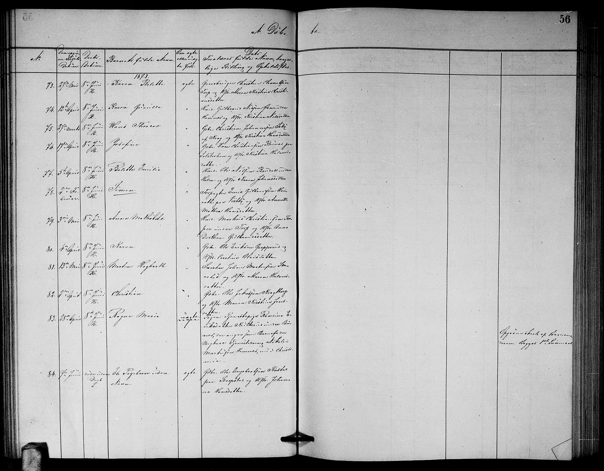 Høland prestekontor Kirkebøker, AV/SAO-A-10346a/G/Ga/L0006: Parish register (copy) no. I 6, 1869-1879, p. 56