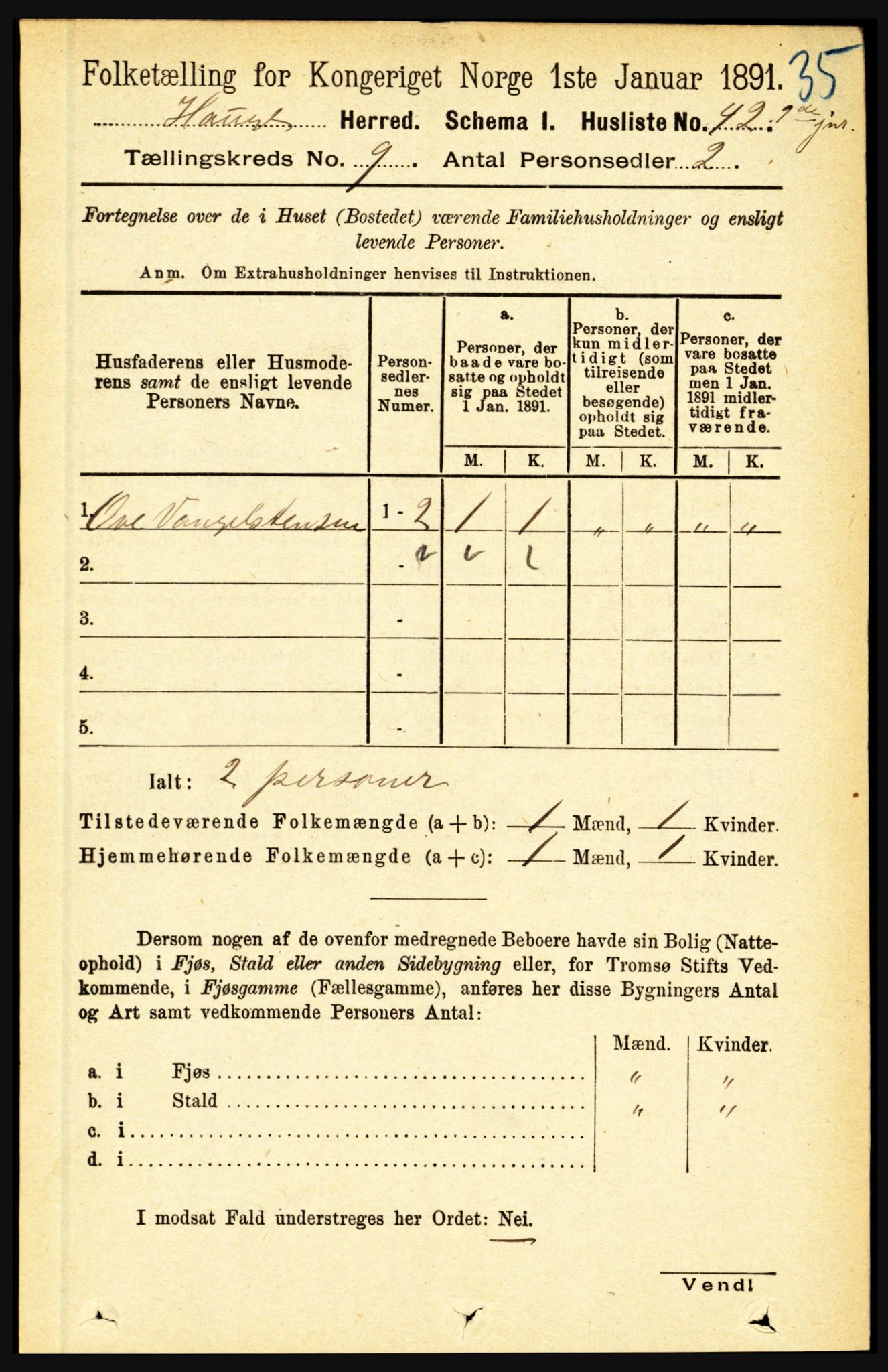 RA, 1891 census for 1422 Lærdal, 1891, p. 1374