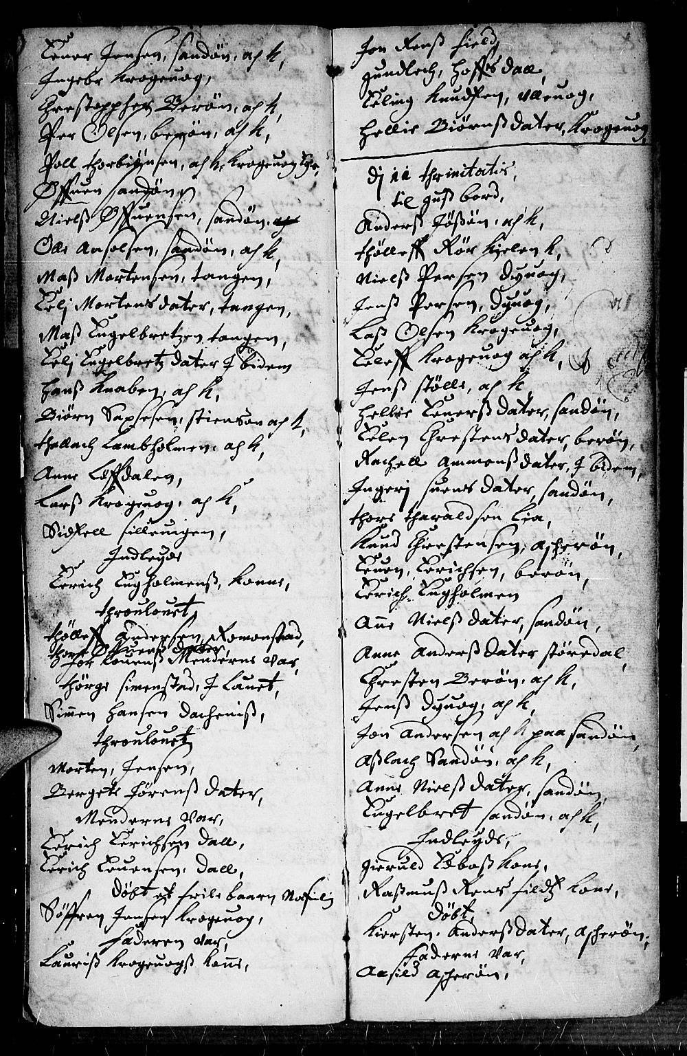 Dypvåg sokneprestkontor, AV/SAK-1111-0007/F/Fb/Fba/L0002: Parish register (copy) no. B 2, 1707-1721, p. 3