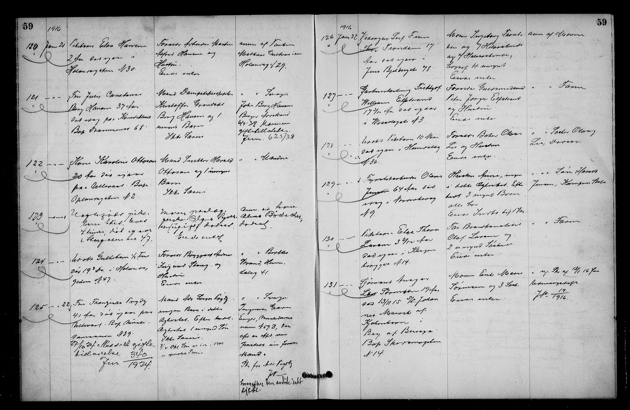 Oslo skifterett, AV/SAO-A-10383/G/Ga/Gac/L0008: Dødsfallsprotokoll, 1915-1917, p. 59