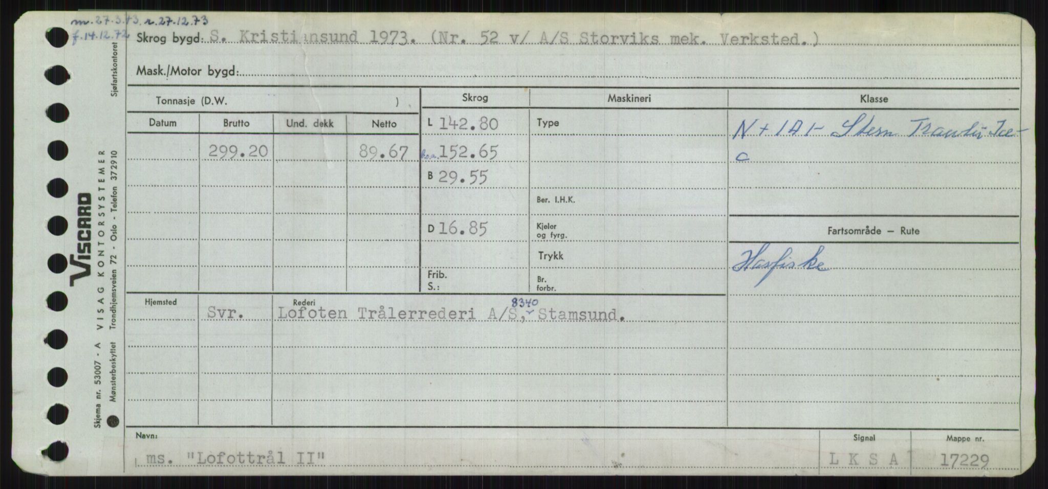 Sjøfartsdirektoratet med forløpere, Skipsmålingen, AV/RA-S-1627/H/Ha/L0003/0002: Fartøy, Hilm-Mar / Fartøy, Kom-Mar, p. 575