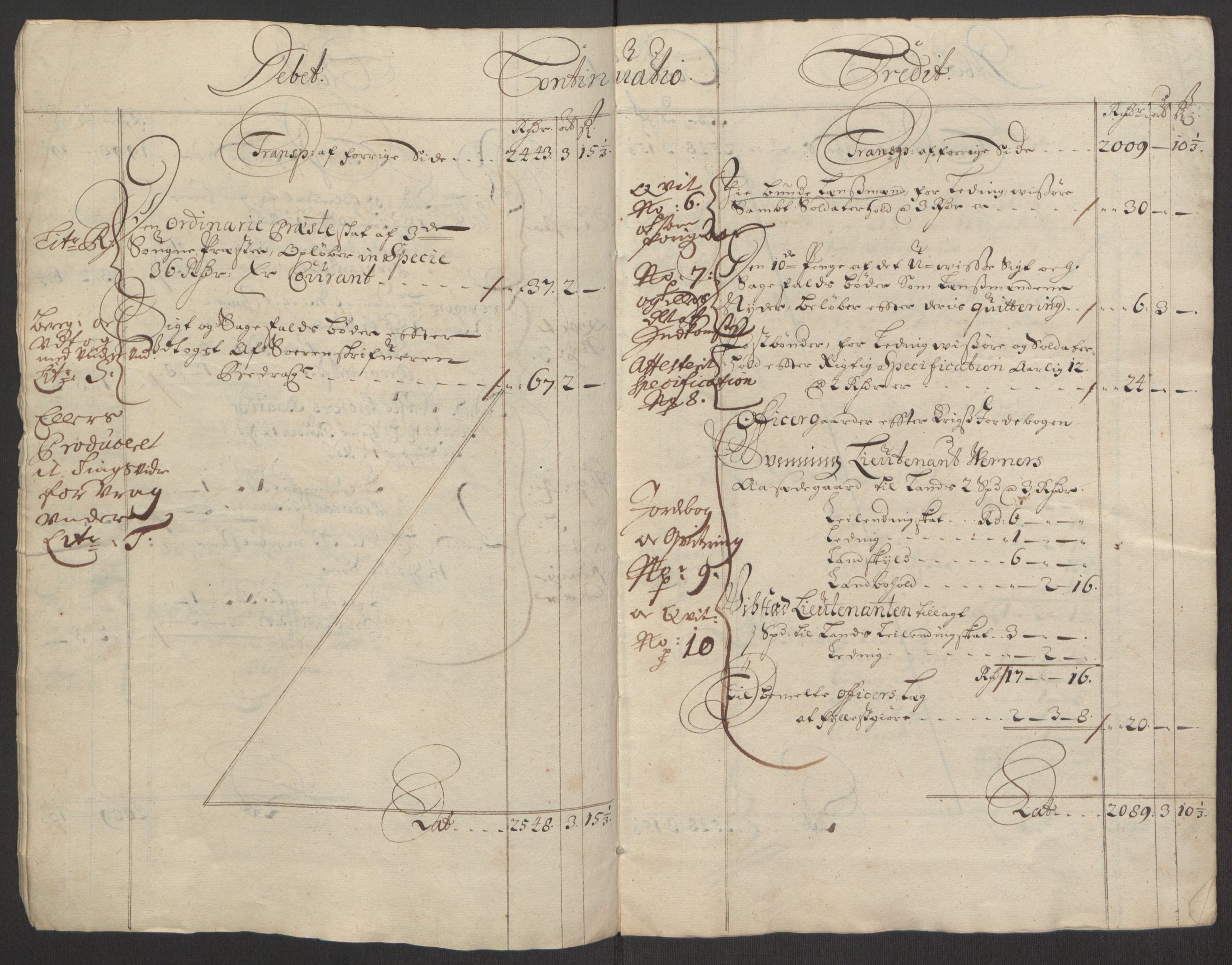 Rentekammeret inntil 1814, Reviderte regnskaper, Fogderegnskap, AV/RA-EA-4092/R64/L4424: Fogderegnskap Namdal, 1692-1695, p. 7