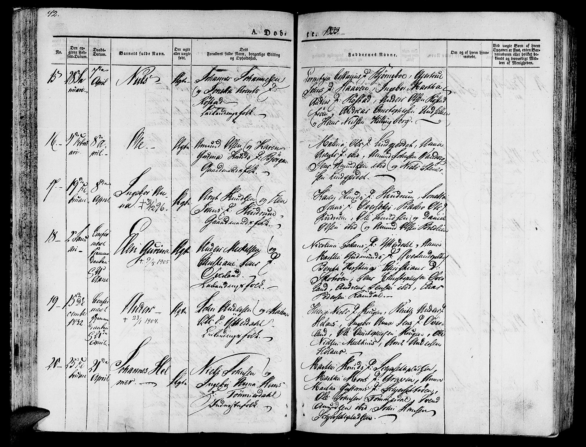 Ministerialprotokoller, klokkerbøker og fødselsregistre - Nord-Trøndelag, SAT/A-1458/701/L0006: Parish register (official) no. 701A06, 1825-1841, p. 72