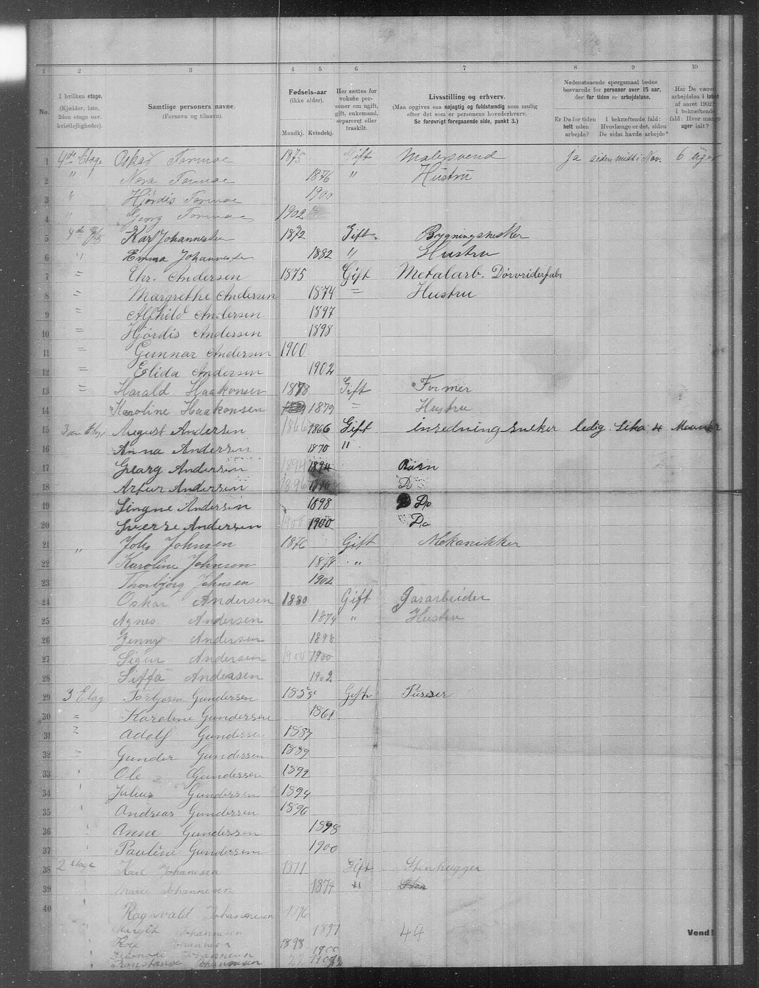 OBA, Municipal Census 1902 for Kristiania, 1902, p. 16762