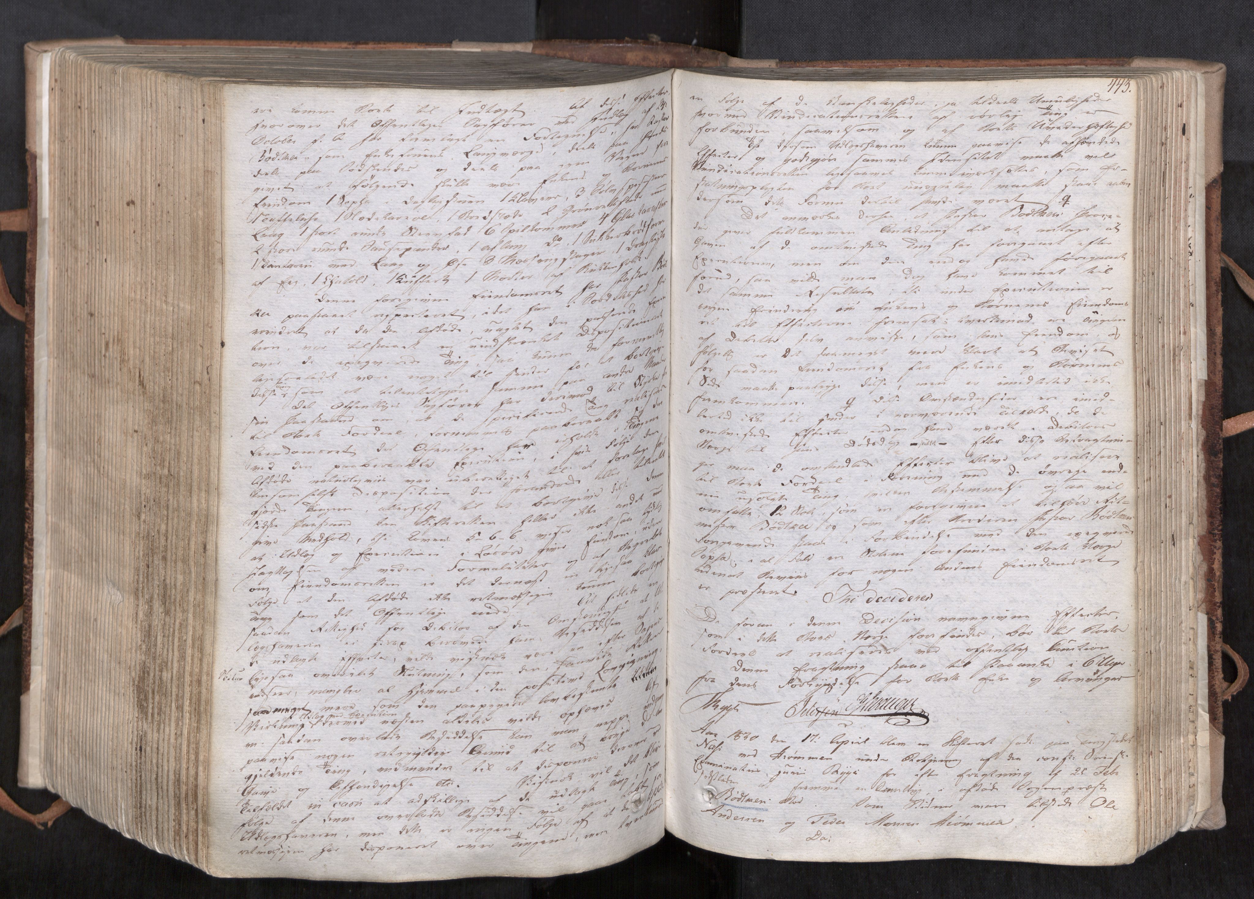 Inderøy sorenskriveri, AV/SAT-A-4147/1/3/3B/L0001: Skifteforhandlingsprotokoll, 1806-1843, p. 443