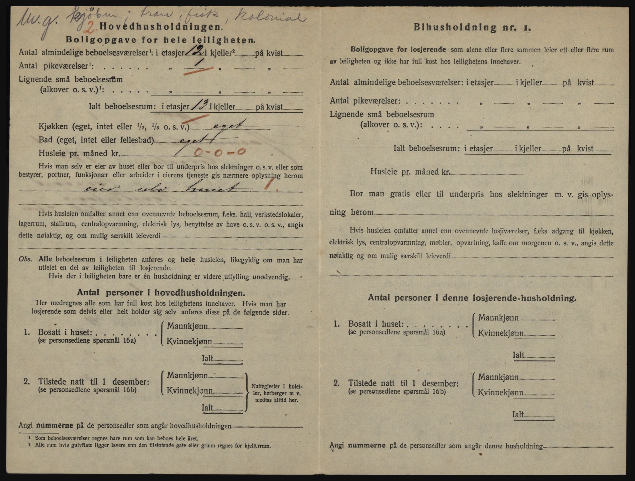 SATØ, 1920 census for Hammerfest, 1920, p. 1455