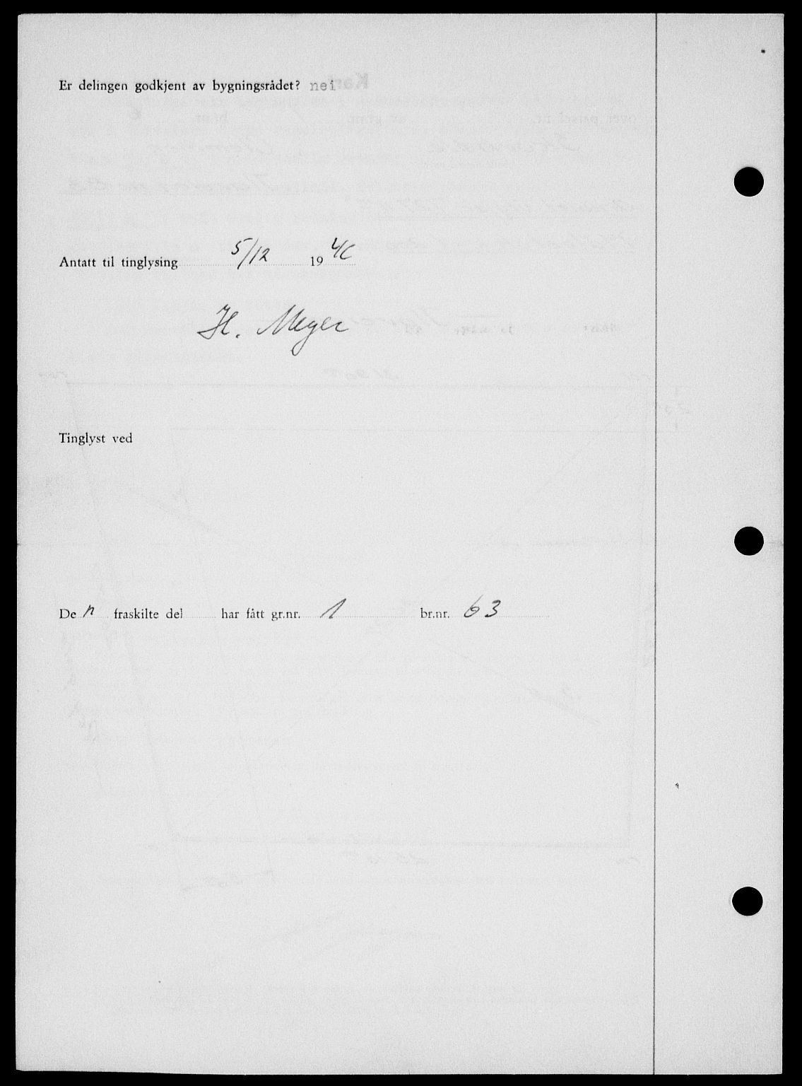 Onsøy sorenskriveri, SAO/A-10474/G/Ga/Gab/L0018: Mortgage book no. II A-18, 1946-1947, Diary no: : 3112/1946