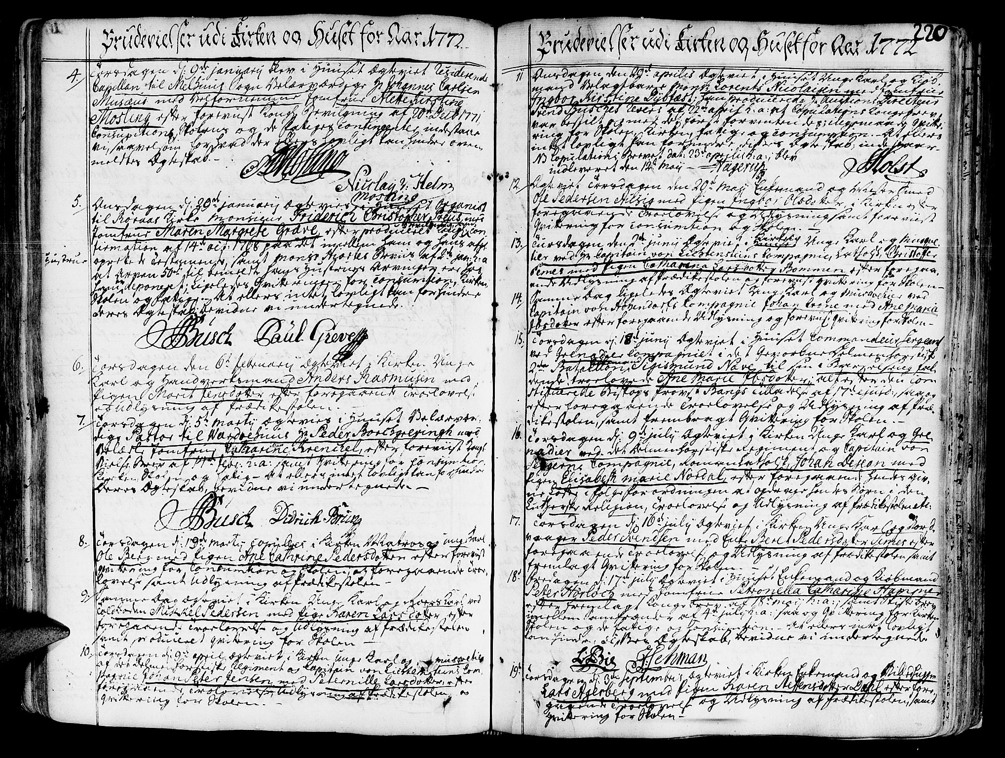 Ministerialprotokoller, klokkerbøker og fødselsregistre - Sør-Trøndelag, SAT/A-1456/602/L0103: Parish register (official) no. 602A01, 1732-1774, p. 220