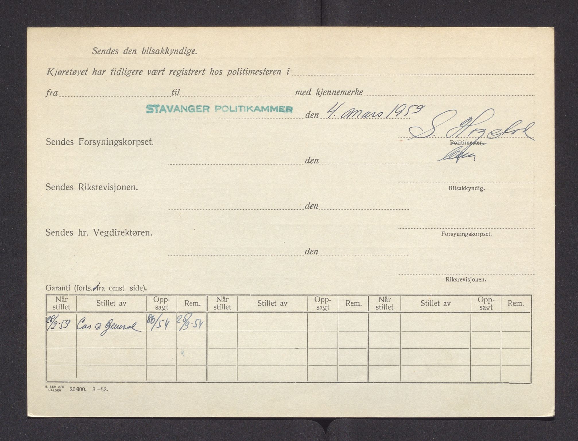 Stavanger trafikkstasjon, AV/SAST-A-101942/0/F/L0003: L-700 - L-999, 1930-1971, p. 1791