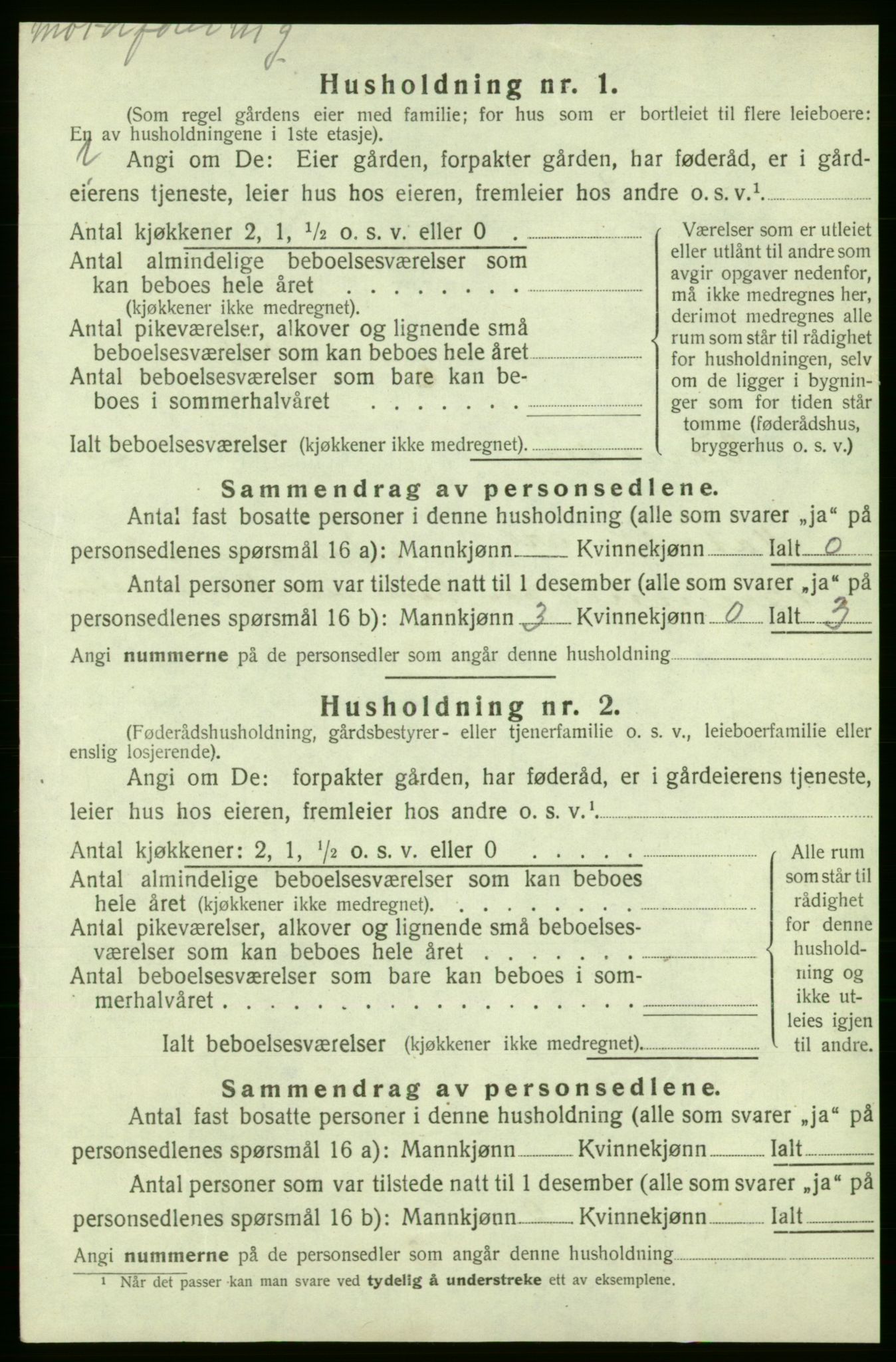 SAB, 1920 census for Varaldsøy, 1920, p. 238