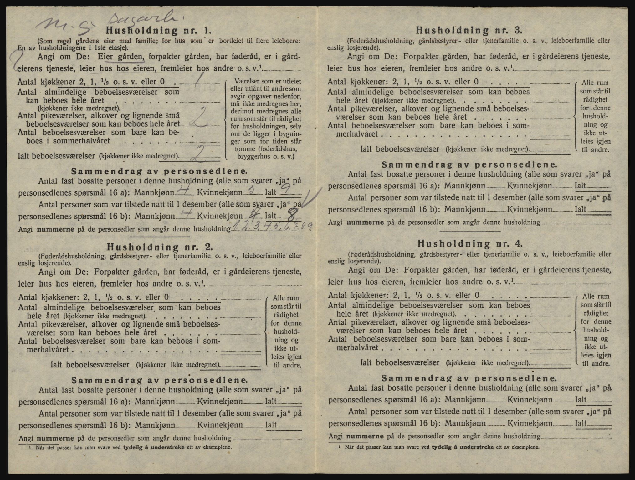 SAO, 1920 census for Glemmen, 1920, p. 74