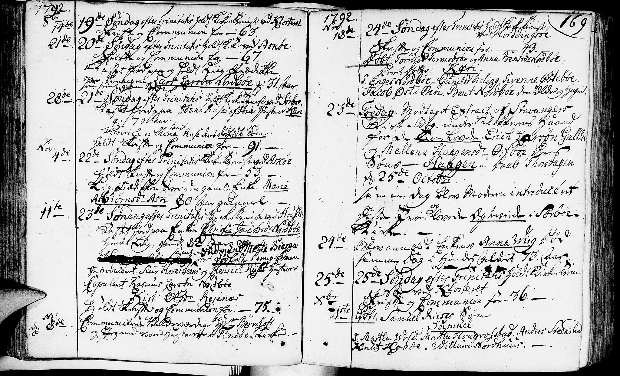 Rennesøy sokneprestkontor, AV/SAST-A -101827/H/Ha/Haa/L0003: Parish register (official) no. A 3, 1772-1815, p. 169