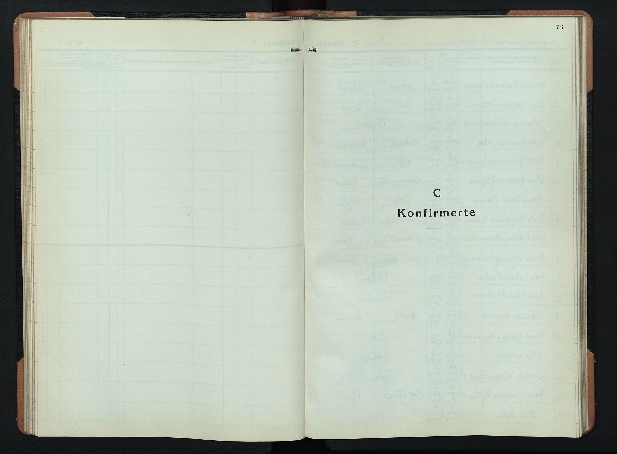 Lunner prestekontor, AV/SAH-PREST-118/H/Ha/Hab/L0003: Parish register (copy) no. 3, 1933-1945, p. 76