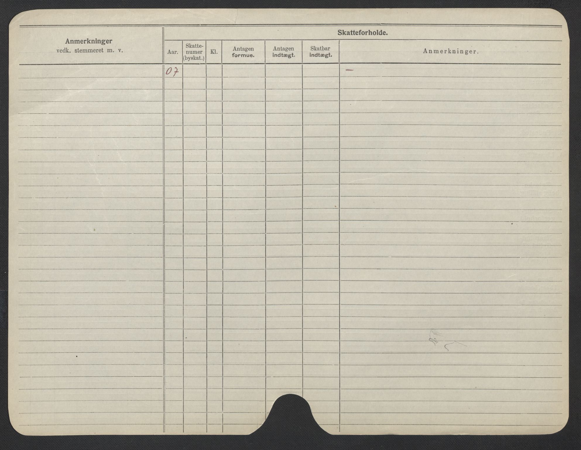 Oslo folkeregister, Registerkort, AV/SAO-A-11715/F/Fa/Fac/L0019: Kvinner, 1906-1914, p. 1151b