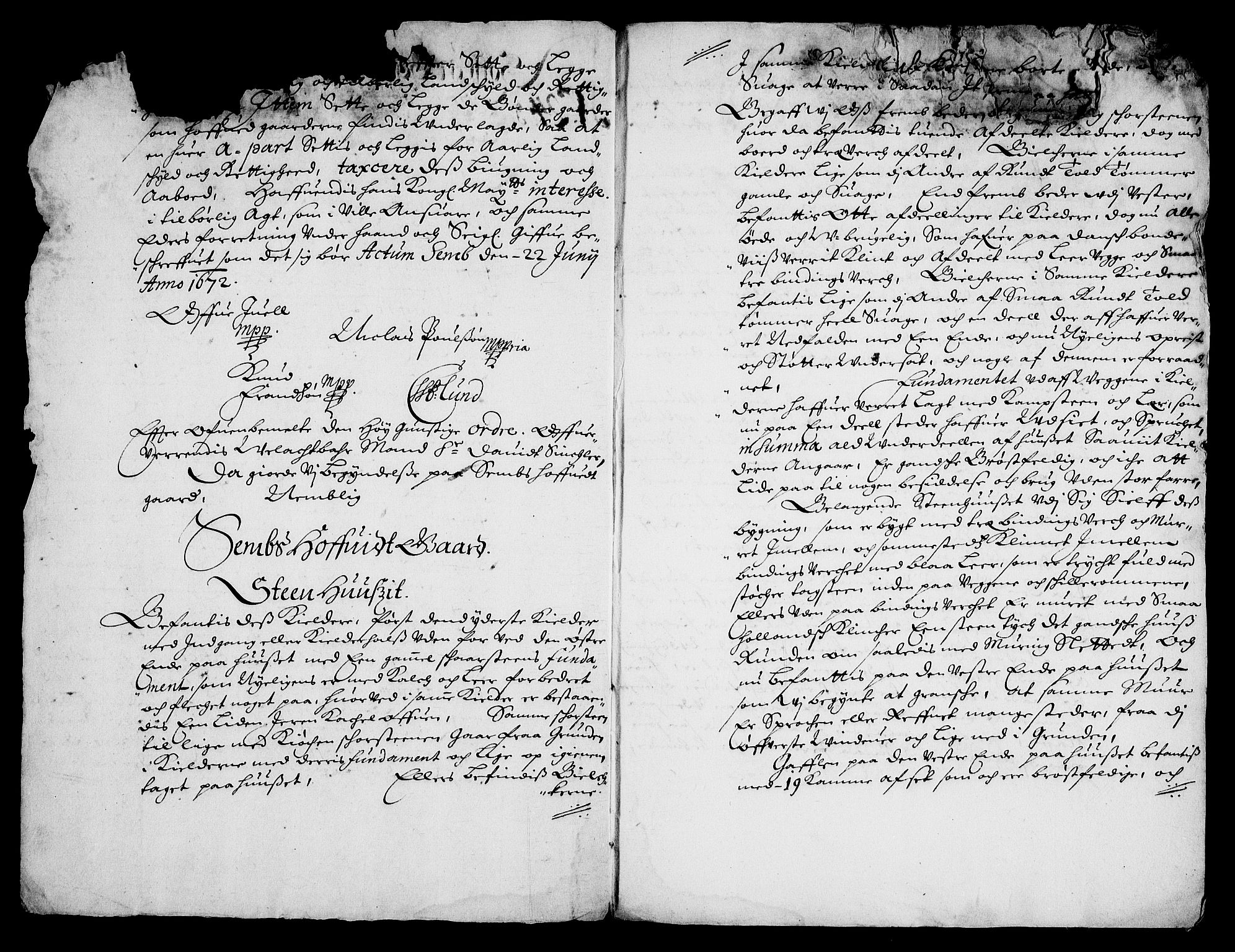 Rentekammeret inntil 1814, Realistisk ordnet avdeling, RA/EA-4070/On/L0013: [Jj 14]: Forskjellige dokumenter om krongodset i Norge, 1672-1722, p. 3