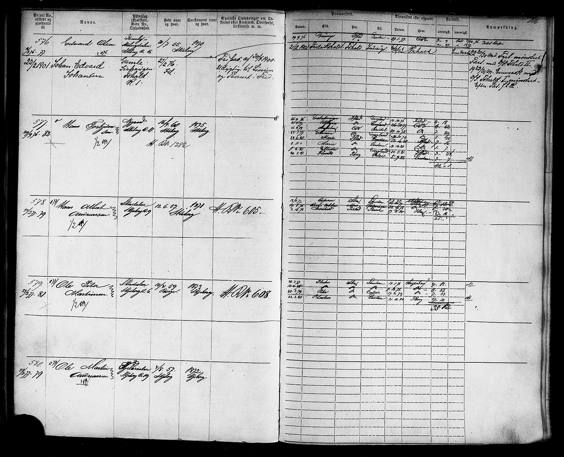 Halden mønstringskontor, AV/SAO-A-10569a/F/Fc/Fca/L0004: Annotasjonsrulle, 1868-1875, p. 120