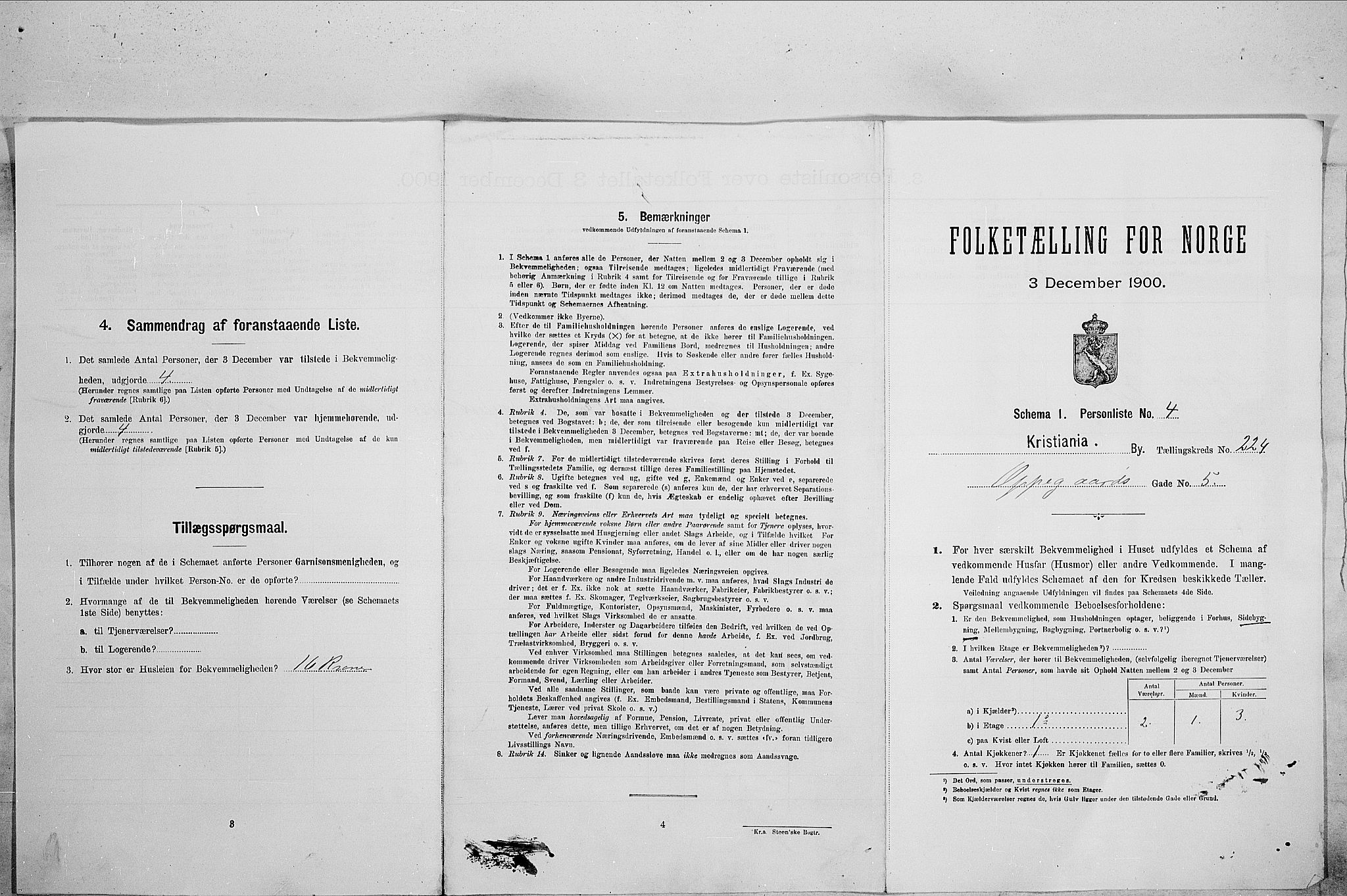 SAO, 1900 census for Kristiania, 1900, p. 68518