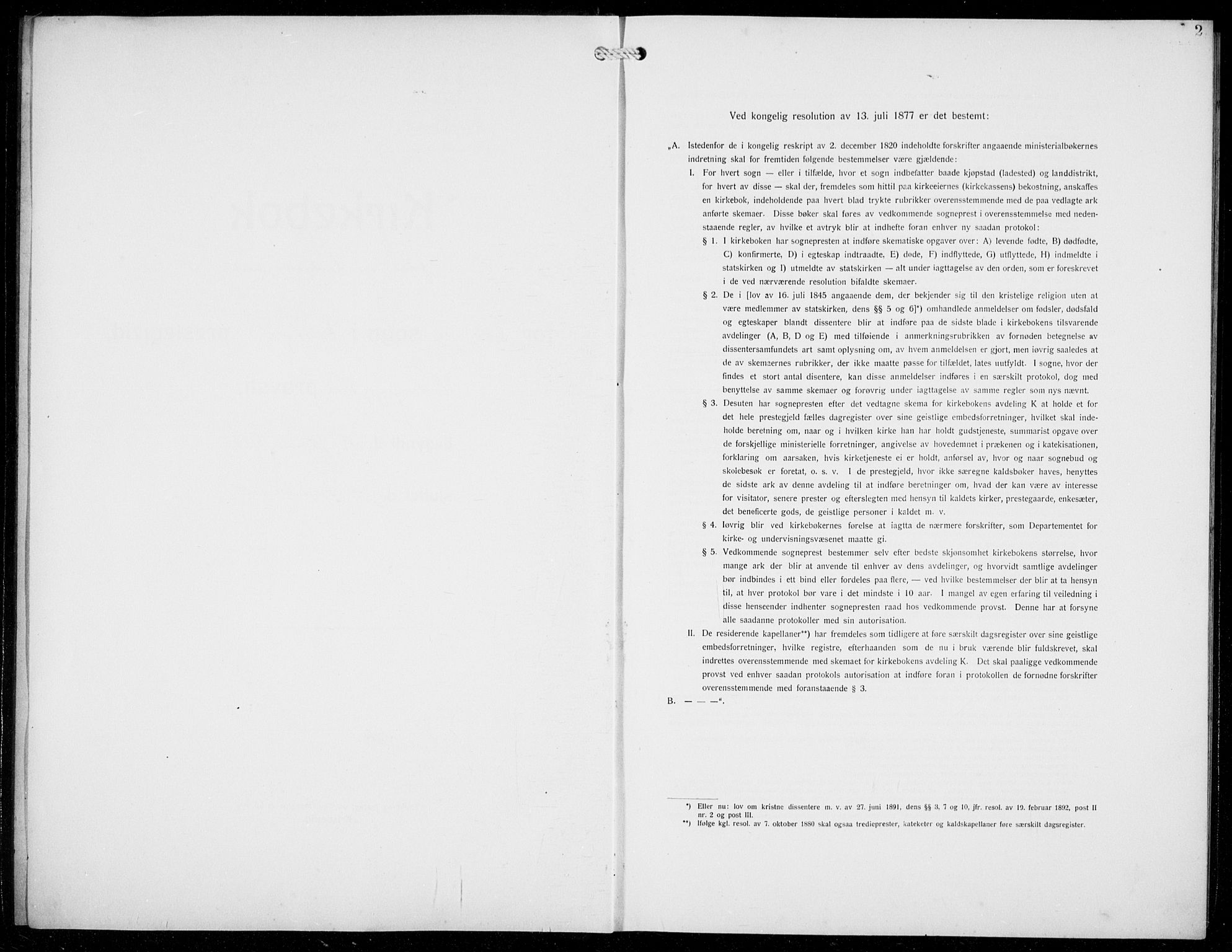 Evanger sokneprestembete, AV/SAB-A-99924: Parish register (copy) no. A 6, 1918-1941, p. 2