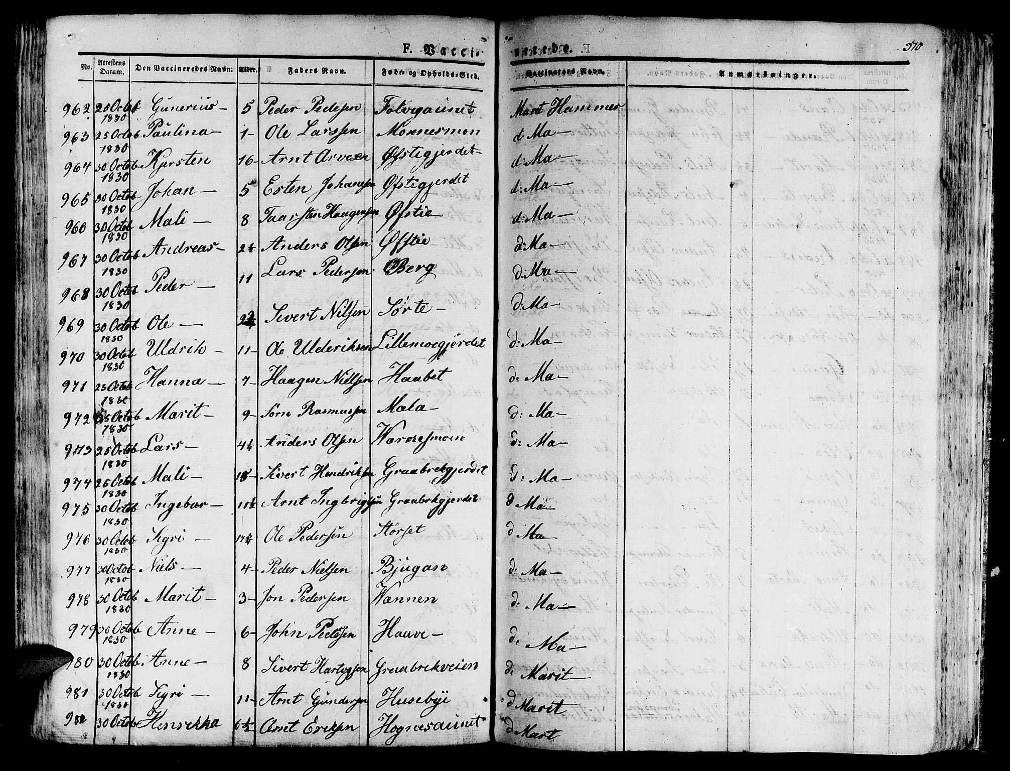 Ministerialprotokoller, klokkerbøker og fødselsregistre - Nord-Trøndelag, AV/SAT-A-1458/709/L0070: Parish register (official) no. 709A10, 1820-1832, p. 510