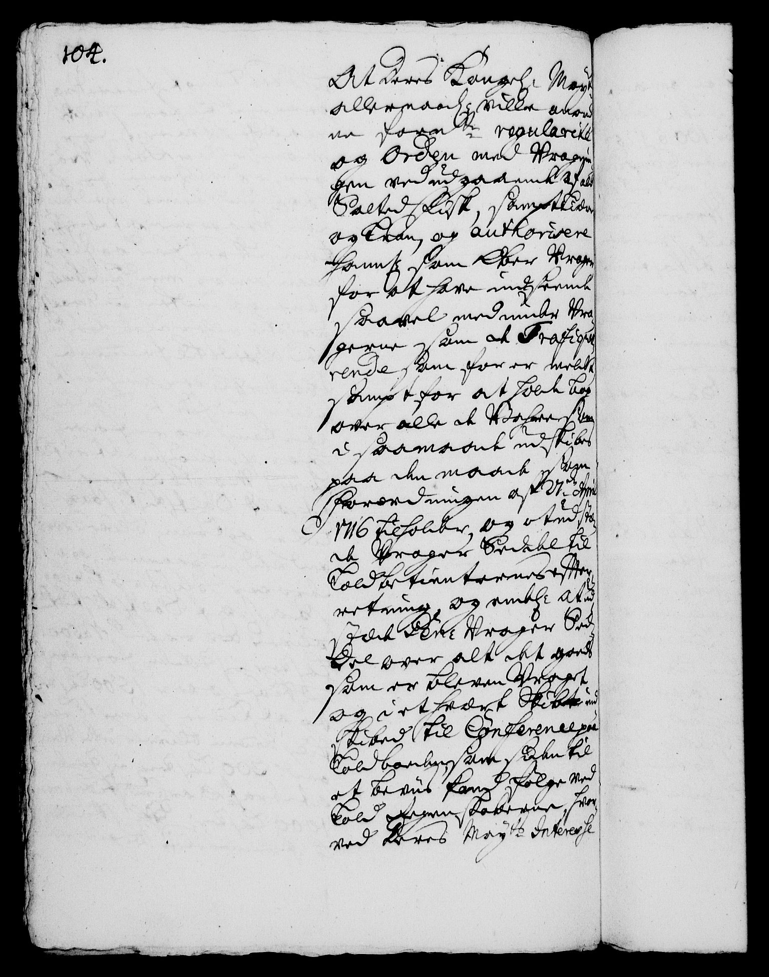 Rentekammeret, Kammerkanselliet, RA/EA-3111/G/Gh/Gha/L0003: Norsk ekstraktmemorialprotokoll, sak. 600-765 (merket RK 53.48), 1720-1721, p. 104