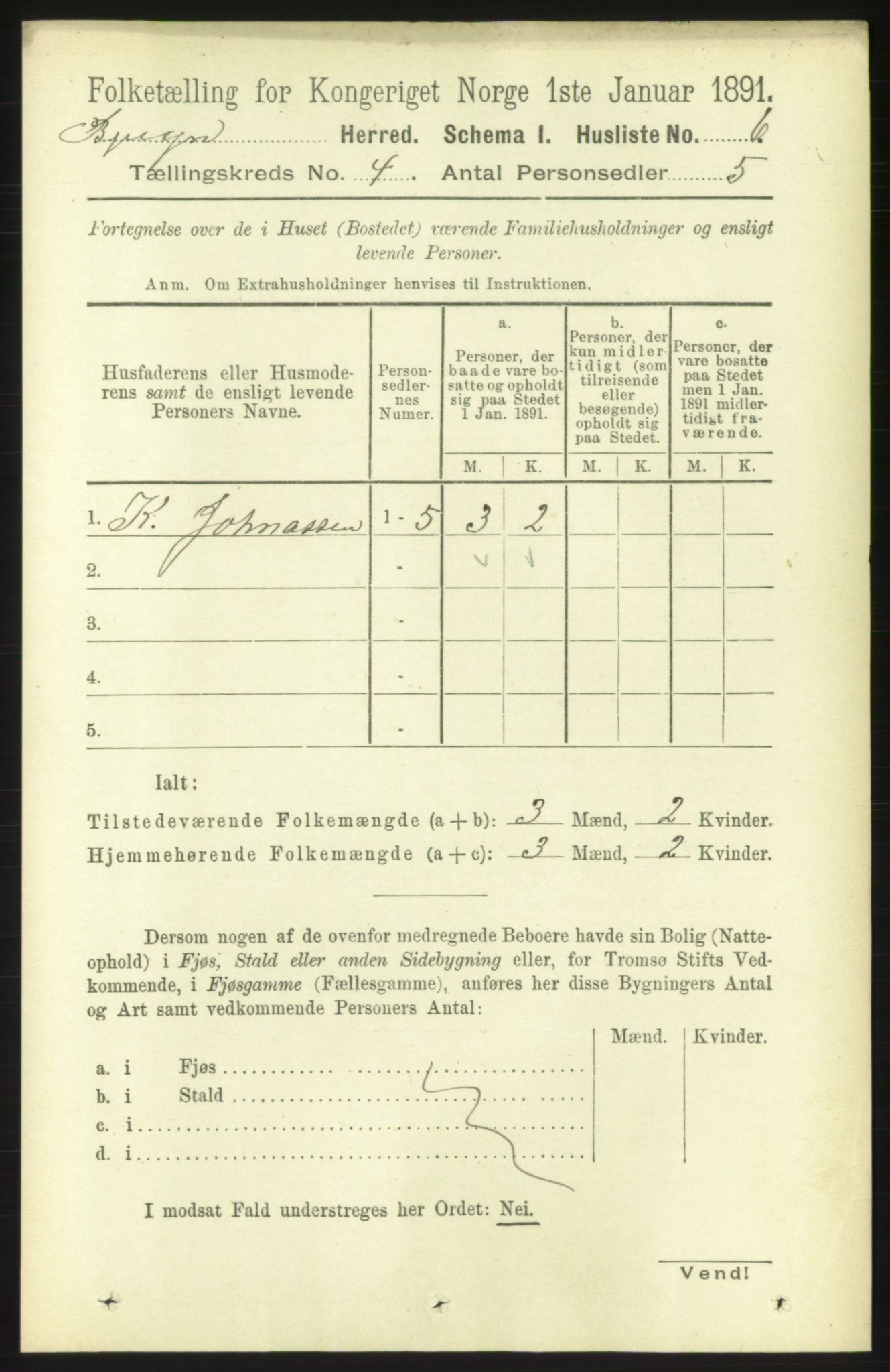 RA, 1891 census for 1627 Bjugn, 1891, p. 921