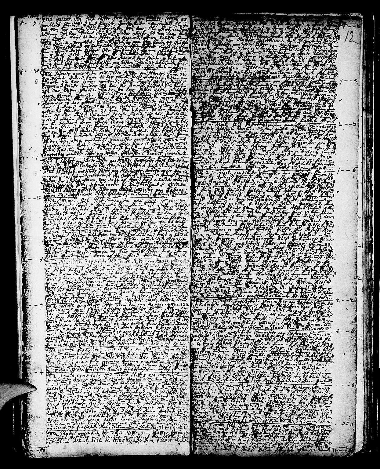 Hamre sokneprestembete, SAB/A-75501/H/Ha/Haa/Haaa/L0002: Parish register (official) no. A 2, 1692-1707, p. 12