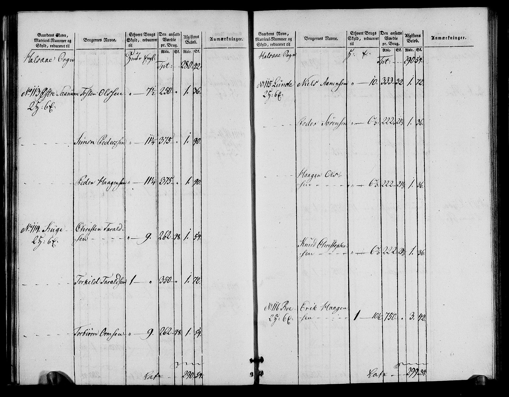 Rentekammeret inntil 1814, Realistisk ordnet avdeling, AV/RA-EA-4070/N/Ne/Nea/L0090: Mandal fogderi. Oppebørselsregister, 1803-1804, p. 35