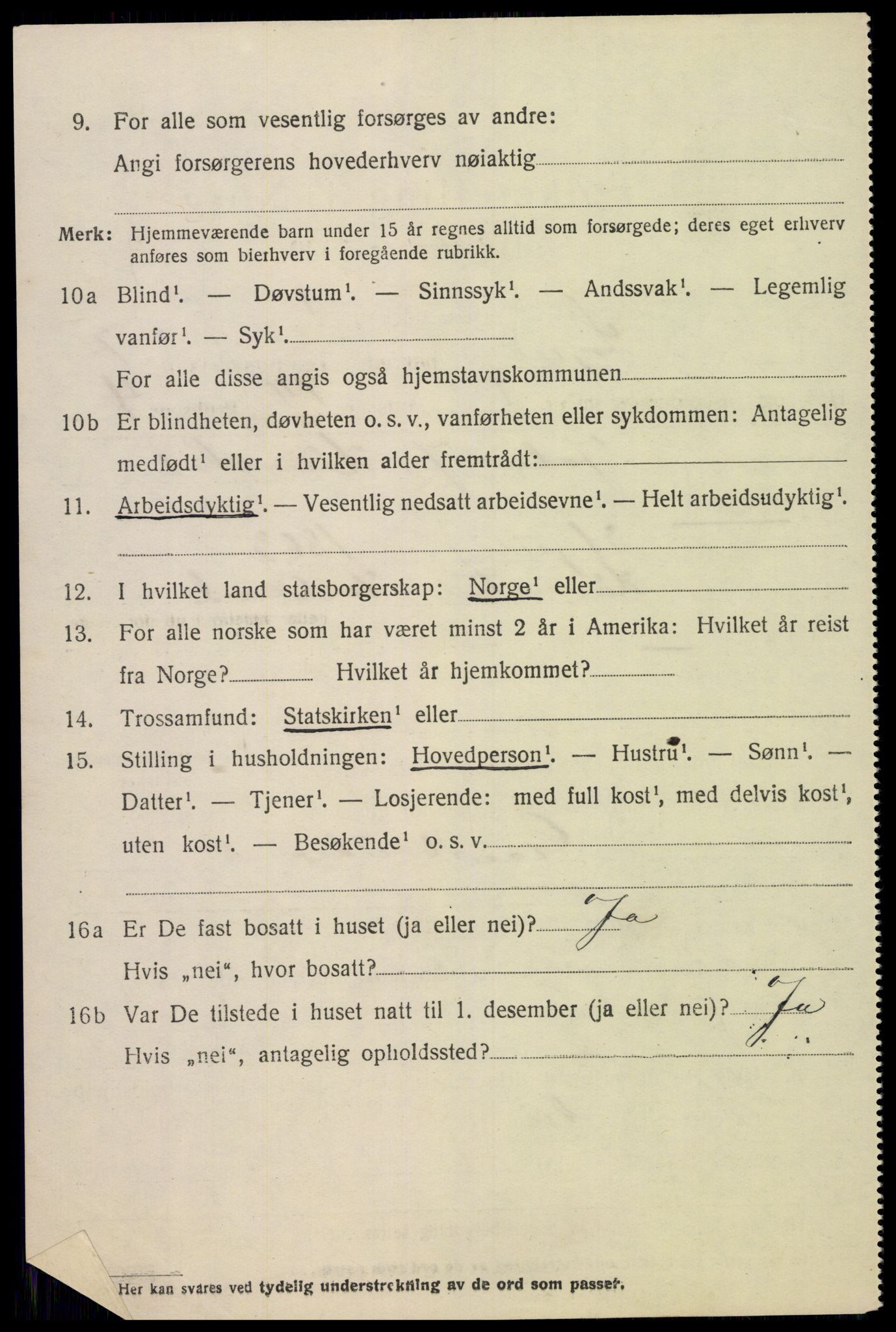 SAK, 1920 census for Søgne, 1920, p. 3502