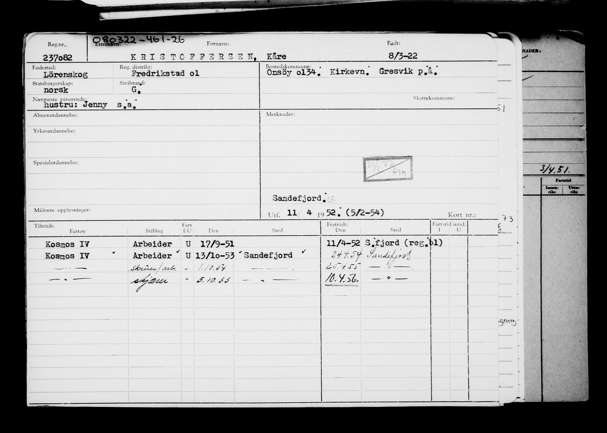 Direktoratet for sjømenn, AV/RA-S-3545/G/Gb/L0203: Hovedkort, 1922, p. 643