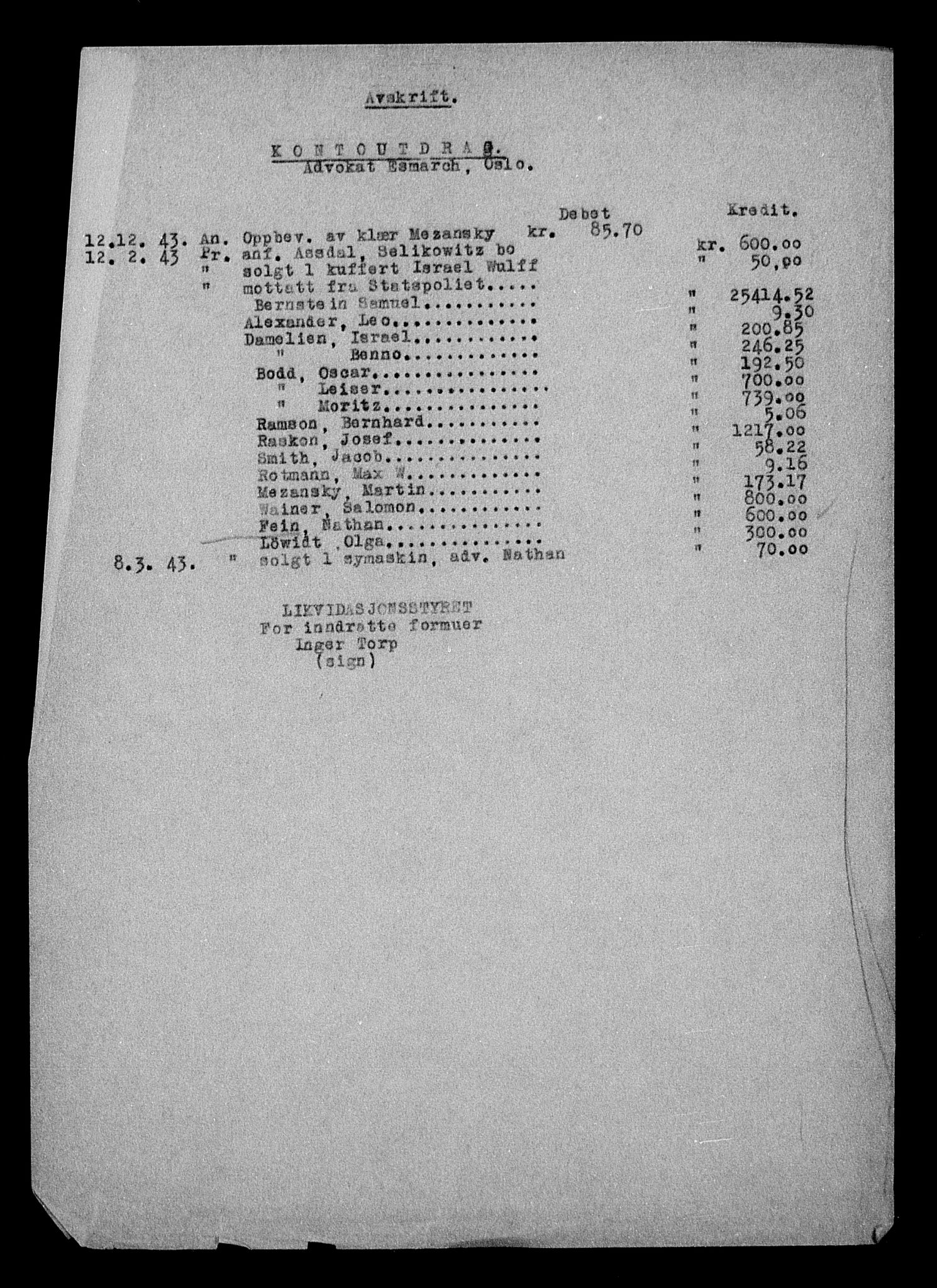 Justisdepartementet, Tilbakeføringskontoret for inndratte formuer, AV/RA-S-1564/H/Hc/Hcc/L0934: --, 1945-1947, p. 37