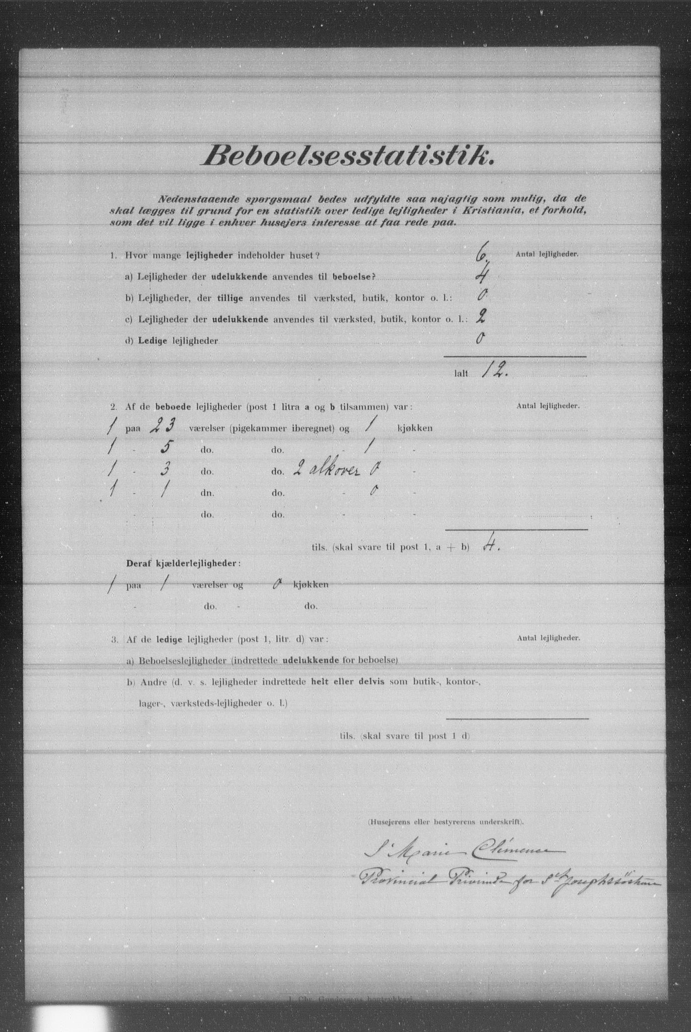 OBA, Municipal Census 1902 for Kristiania, 1902, p. 320