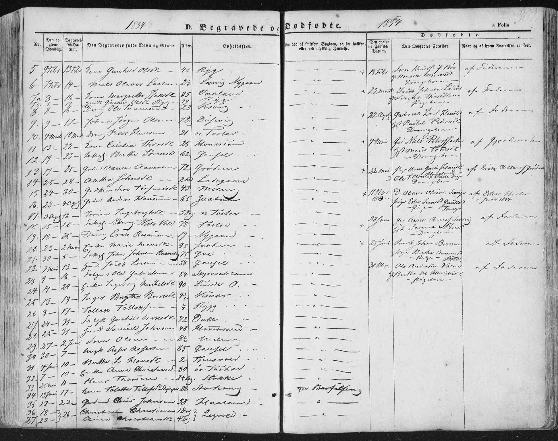 Hetland sokneprestkontor, AV/SAST-A-101826/30/30BA/L0002: Parish register (official) no. A 2, 1849-1869, p. 302