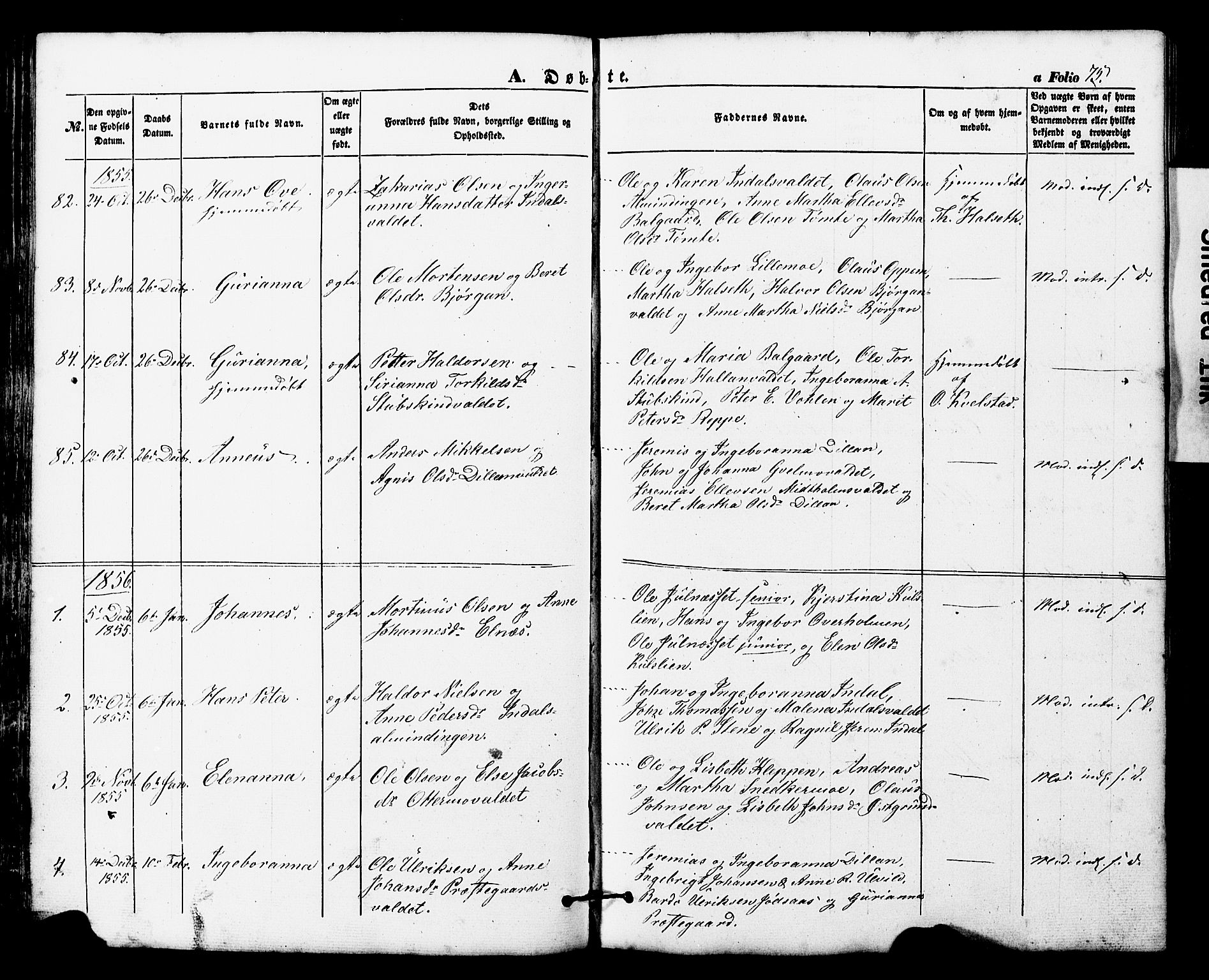 Ministerialprotokoller, klokkerbøker og fødselsregistre - Nord-Trøndelag, SAT/A-1458/724/L0268: Parish register (copy) no. 724C04, 1846-1878, p. 75