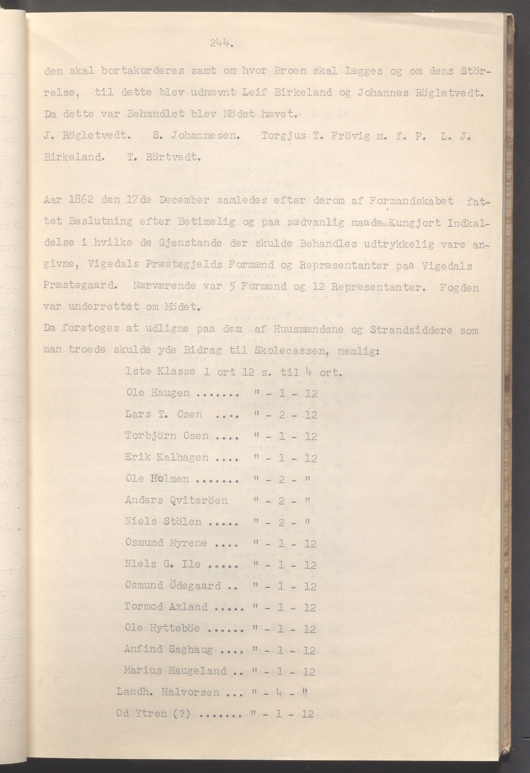 Vikedal kommune - Formannskapet, IKAR/K-100598/A/Ac/L0002: Avskrift av møtebok, 1862-1874, p. 244